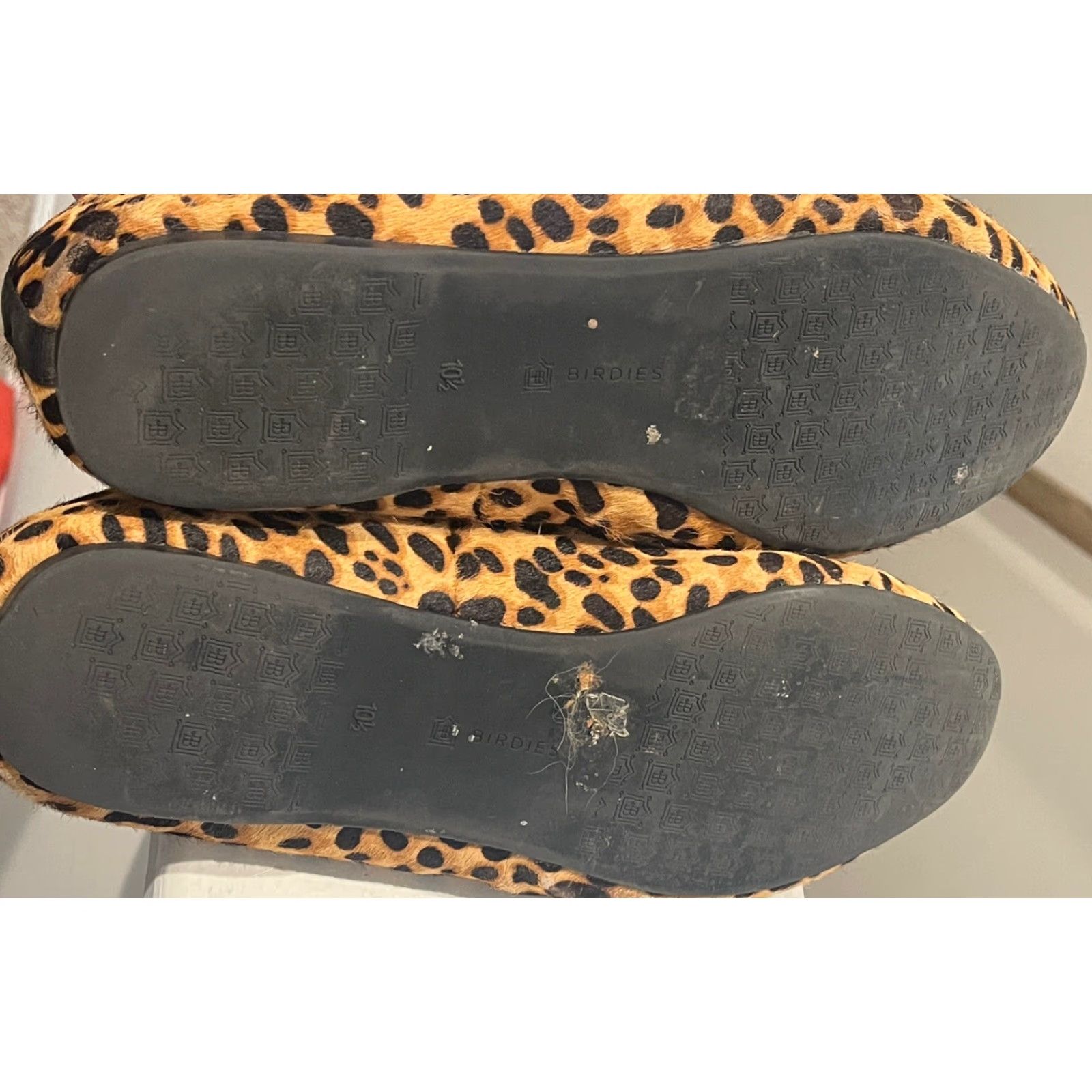 Vintage Birdies Starling Calf Hair Cheetah Print Flat Loafers Women's Size 10.5 Size US 8.5 / IT 38.5 - 5 Thumbnail