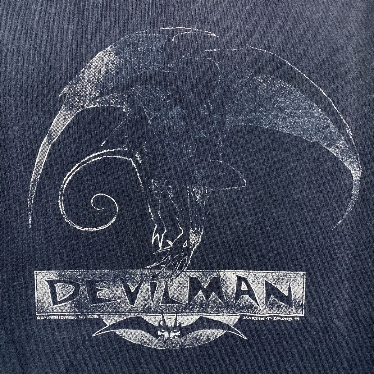 Anime Vintage 90's DEVIL MAN Faded Graphic Anime Manga Tee Shirt Size US M / EU 48-50 / 2 - 4 Thumbnail