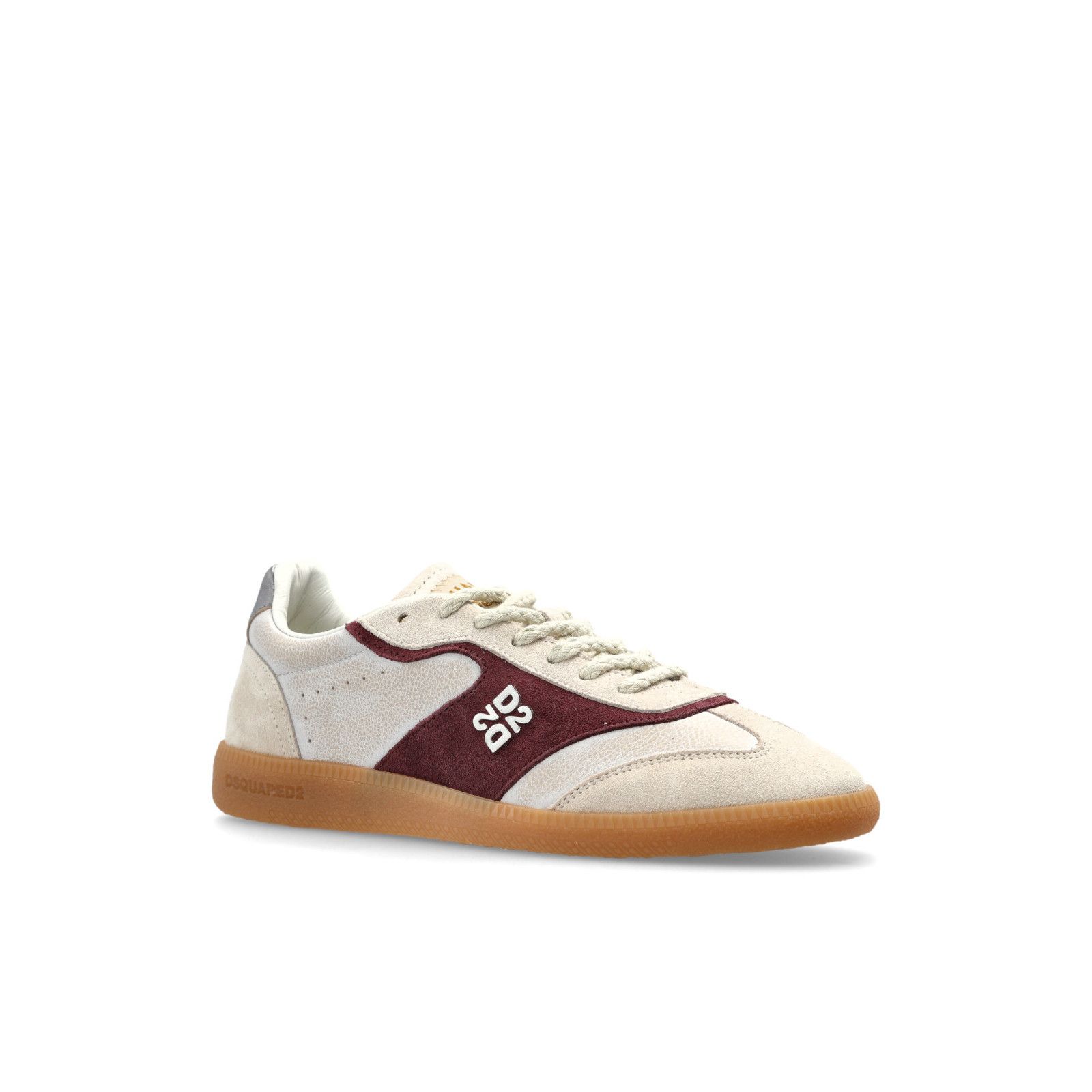 Dsquared2 DSQUARED2 Rebels Beige Suede Sneakers New & Authentic (Women Size US 6.5 / IT 36.5 - 2 Thumbnail