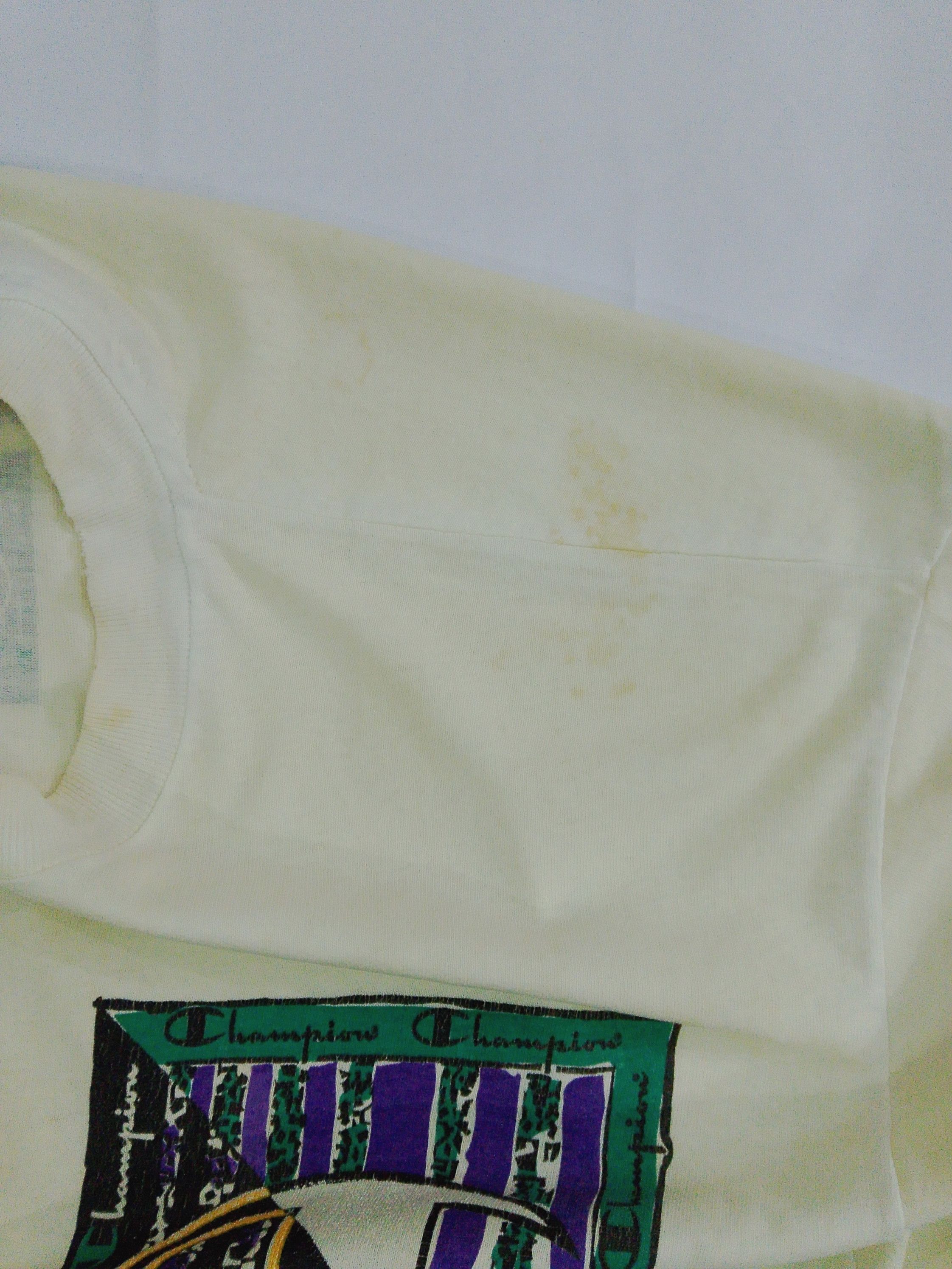Champion Vintage Champion USA made Tee XL – Distressed Faded Yellow Size US XL / EU 56 / 4 - 17 Thumbnail