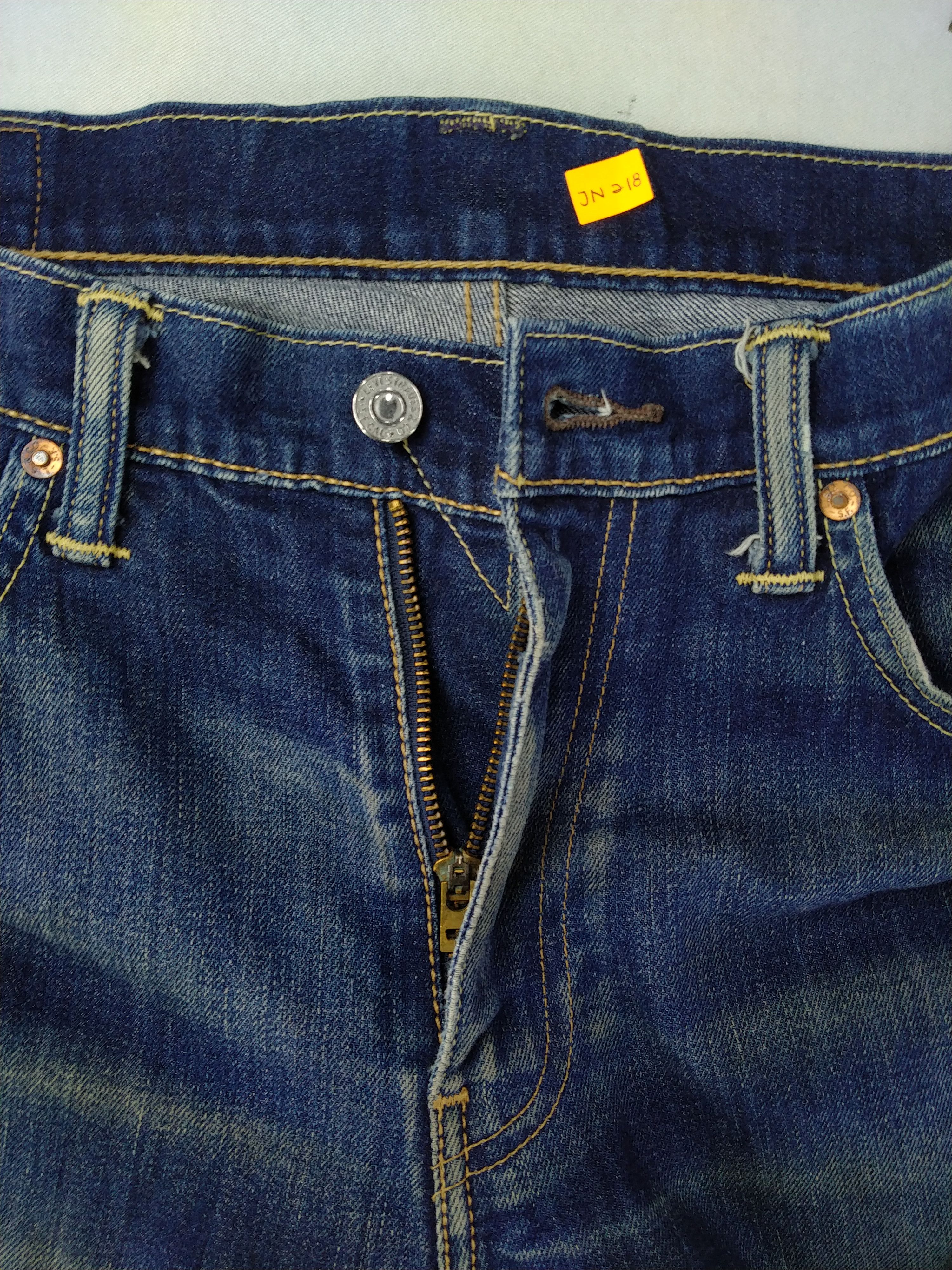 Levi's Levi's 511 Distressed Denim 35x28 -JN218 Size US 35 - 7 Thumbnail