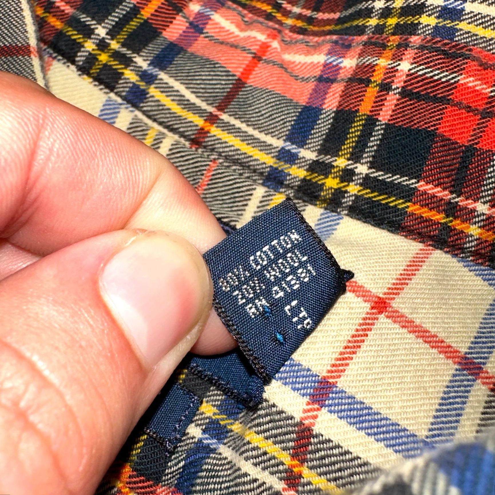 Ralph Lauren Ralph Lauren Classic Fit Shirt Plaid Button-Down XL Red Cotton Wool Blend Long Sleeve Mens Size US XL / EU 56 / 4 - 5 Thumbnail