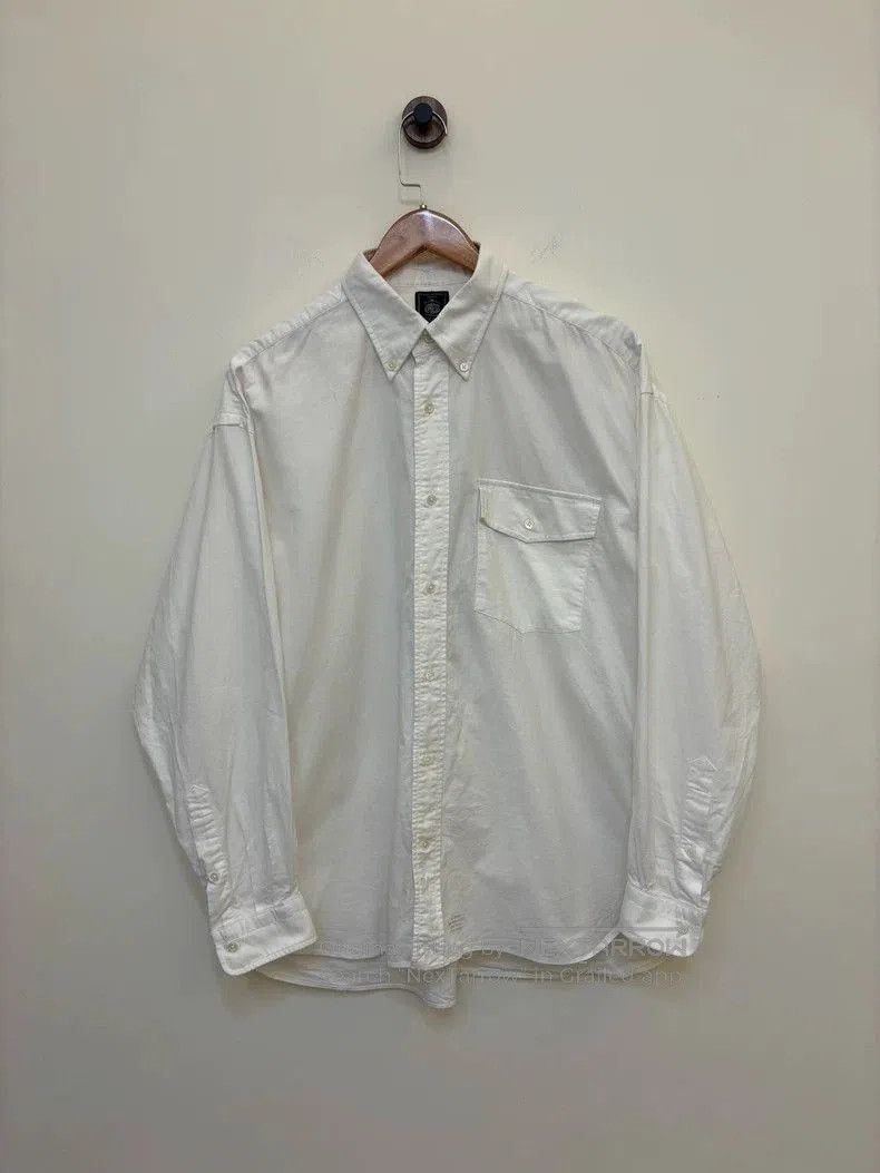 White Oversized Oxford Shirt.