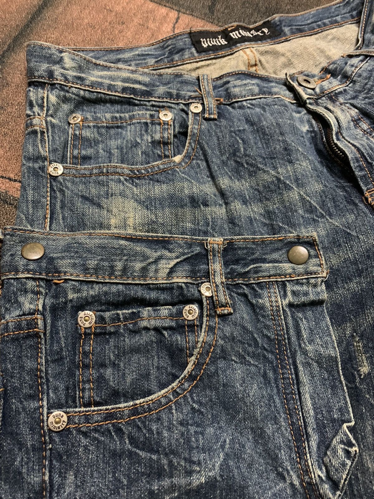 If Six Was Nine CRAZY BONDAGE PUNK double knee / double waist multipocket Size US 34 / EU 50 - 9 Thumbnail