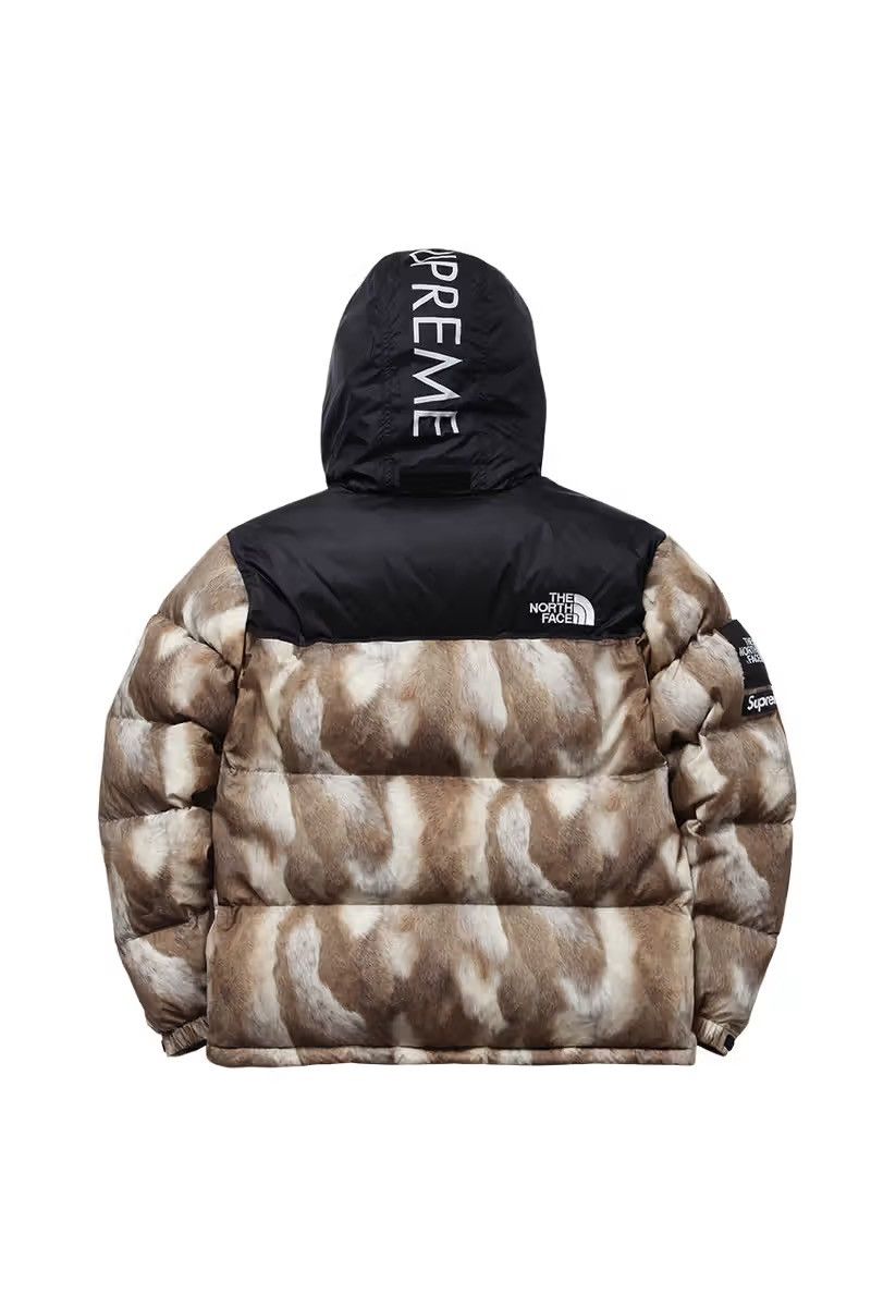 Supreme × The North Face Supreme x The North Face FW13 Fur Print Nuptse Jacket Size US S / EU 44-46 / 1 - 2 Thumbnail