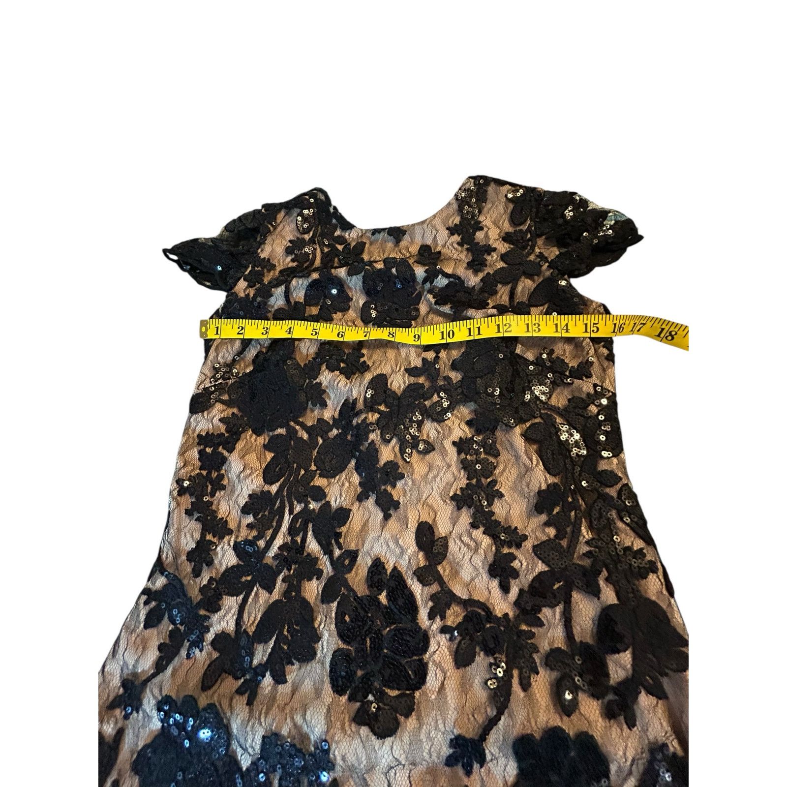 Dress The Population Black Sequin Dress - Size S