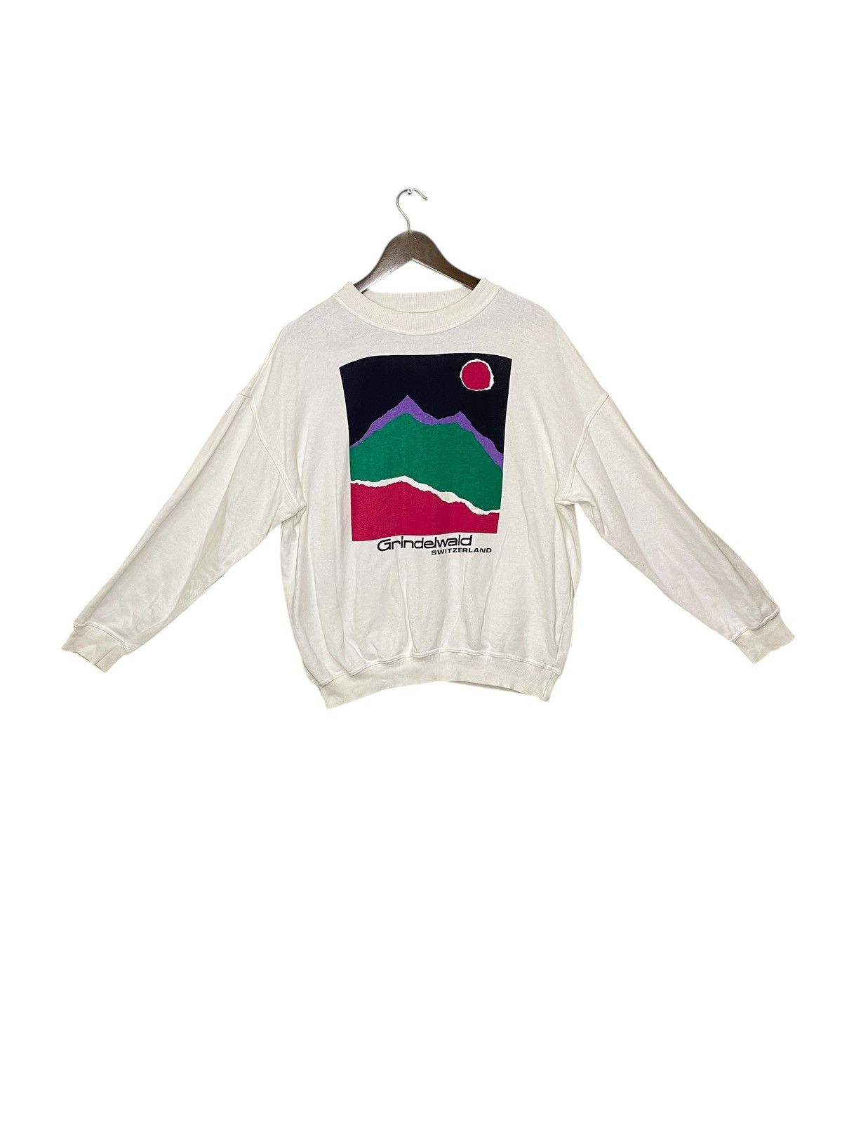 Other GRINDELWALD SWITZERLAND big logo printed crewneck sweatshirt Size US L / EU 52-54 / 3 - 1 Thumbnail
