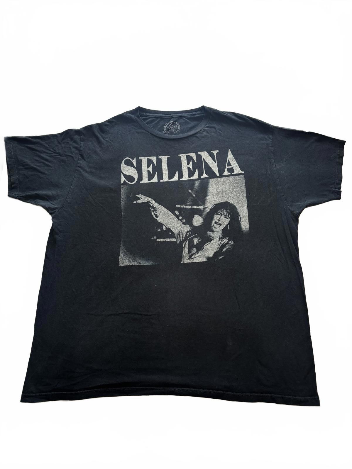 Designer Vintage Selena Graphic T-Shirt - Black Size XL / US 12-14 / IT 48-50 - 1 Thumbnail