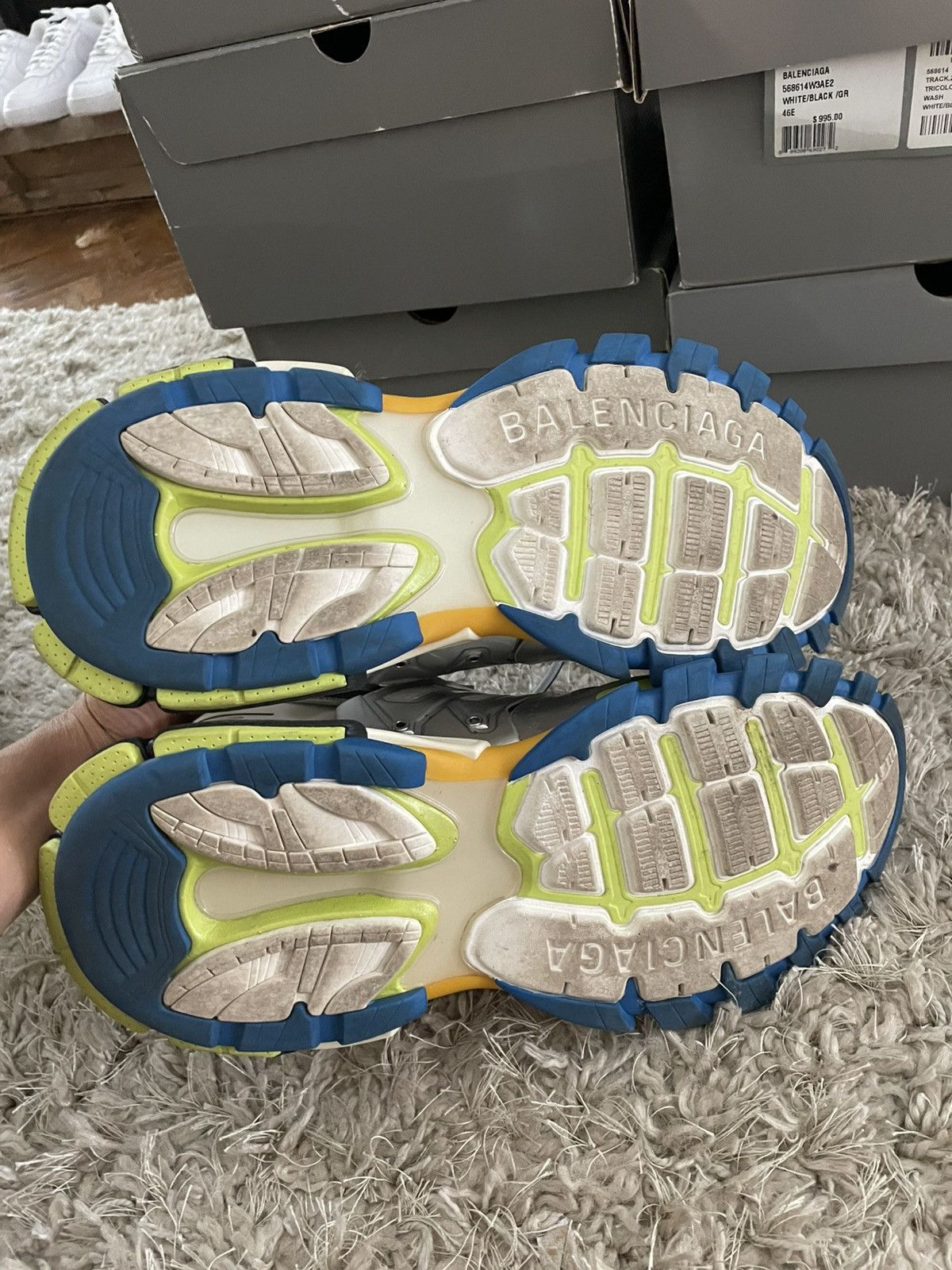 Balenciaga Balenciaga Track Metallic Multi Color Size US 13 / EU 46 - 7 Thumbnail