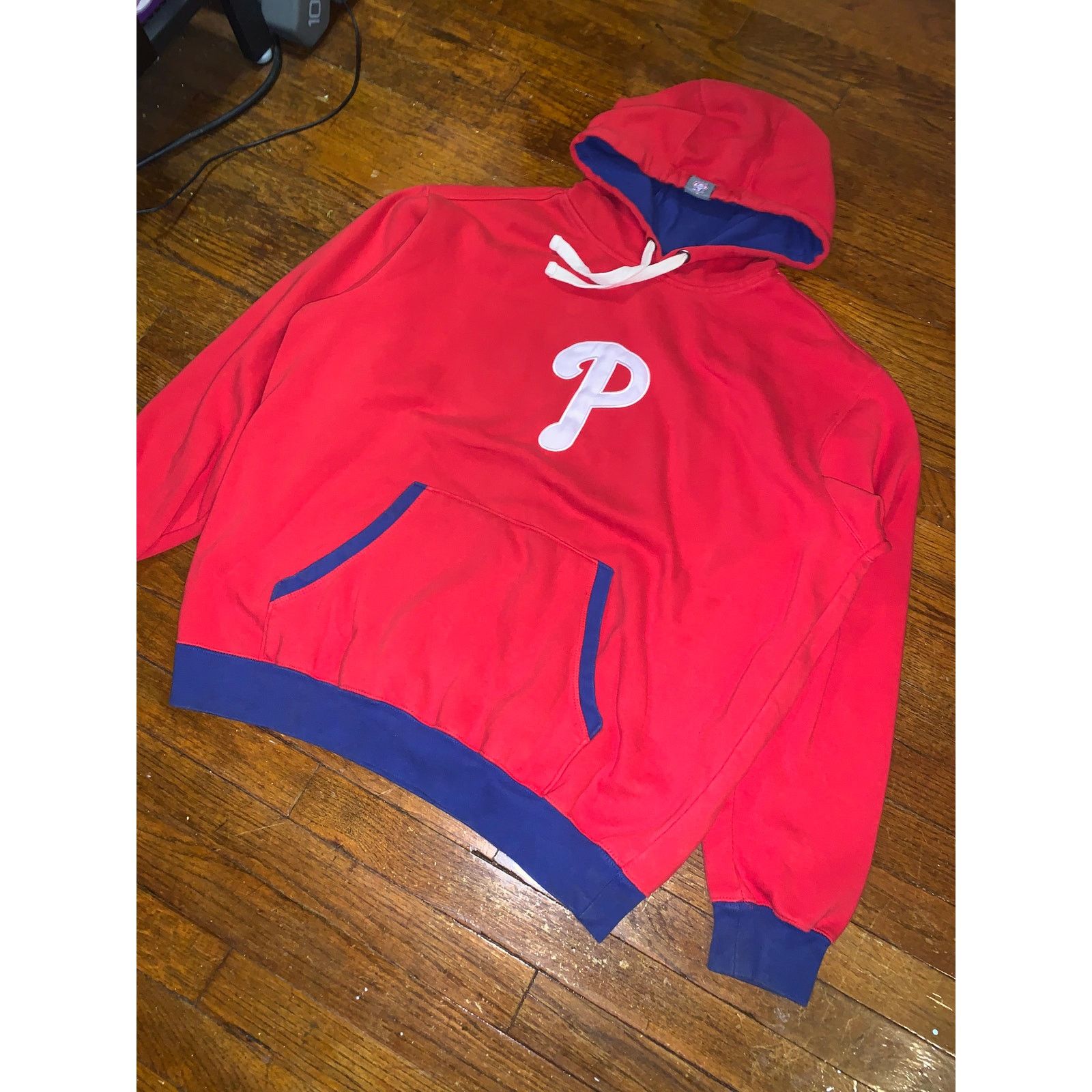 MLB Philadelphia Phillies Hoodie Red Genuine MLB Pullover L XL Size US XL / EU 56 / 4 - 3 Thumbnail