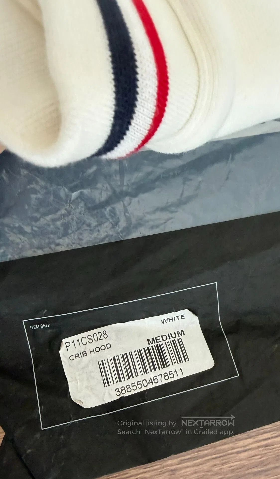 Palace Palace Crib Hoodie White Medium. Size US M / EU 48-50 / 2 - 4 Thumbnail