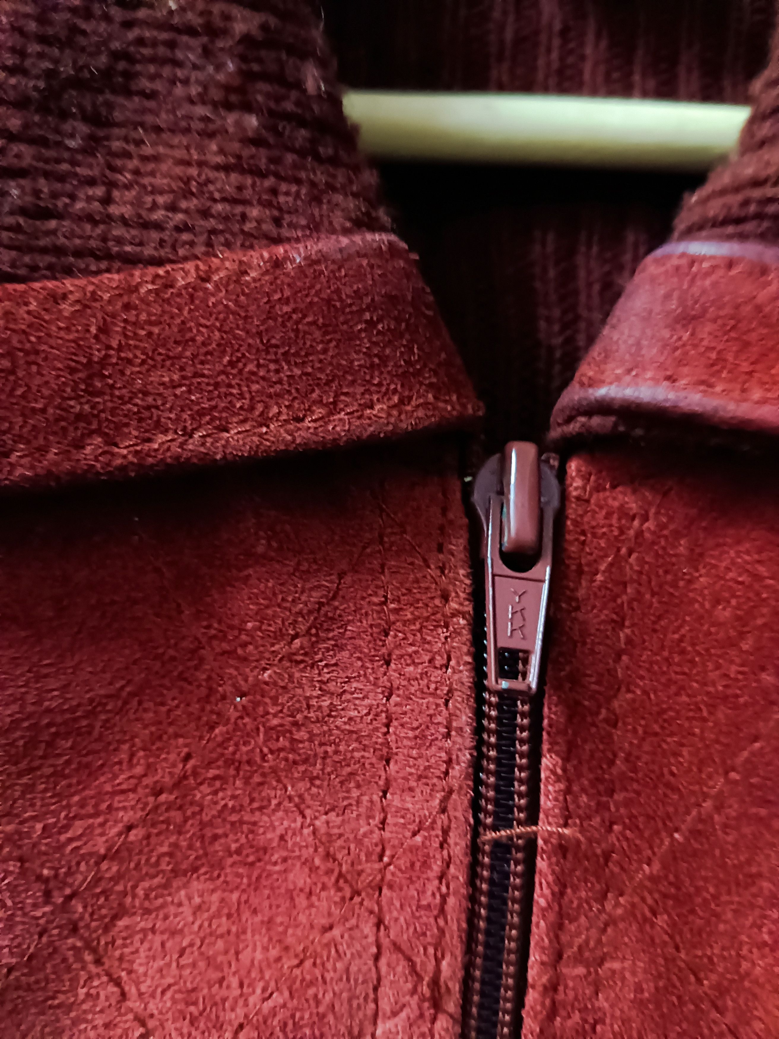 If Six Was Nine × Japanese Brand 🔥 VINTAGE MICHEL ANGELO 🔥 LEATHER KNIT WEAR 🔥 Size US M / EU 48-50 / 2 - 4 Thumbnail