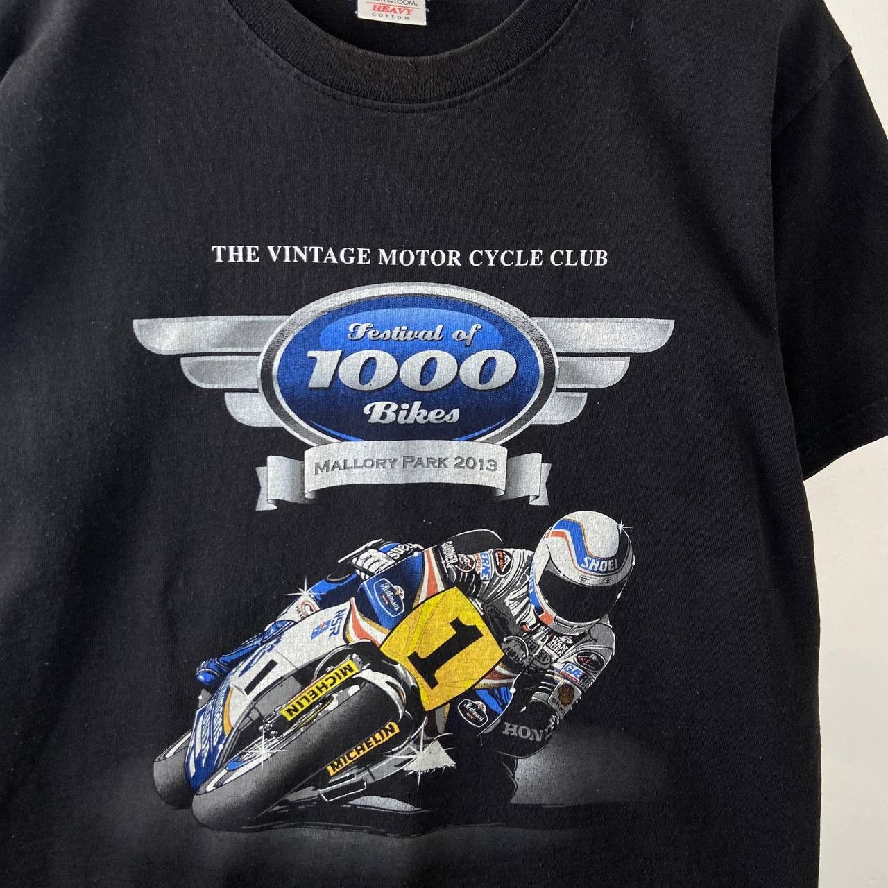 Honda Honda Michelin Rare The Vintage Motorcycle Club Y2K T-Shirt Size US M / EU 48-50 / 2 - 4 Thumbnail