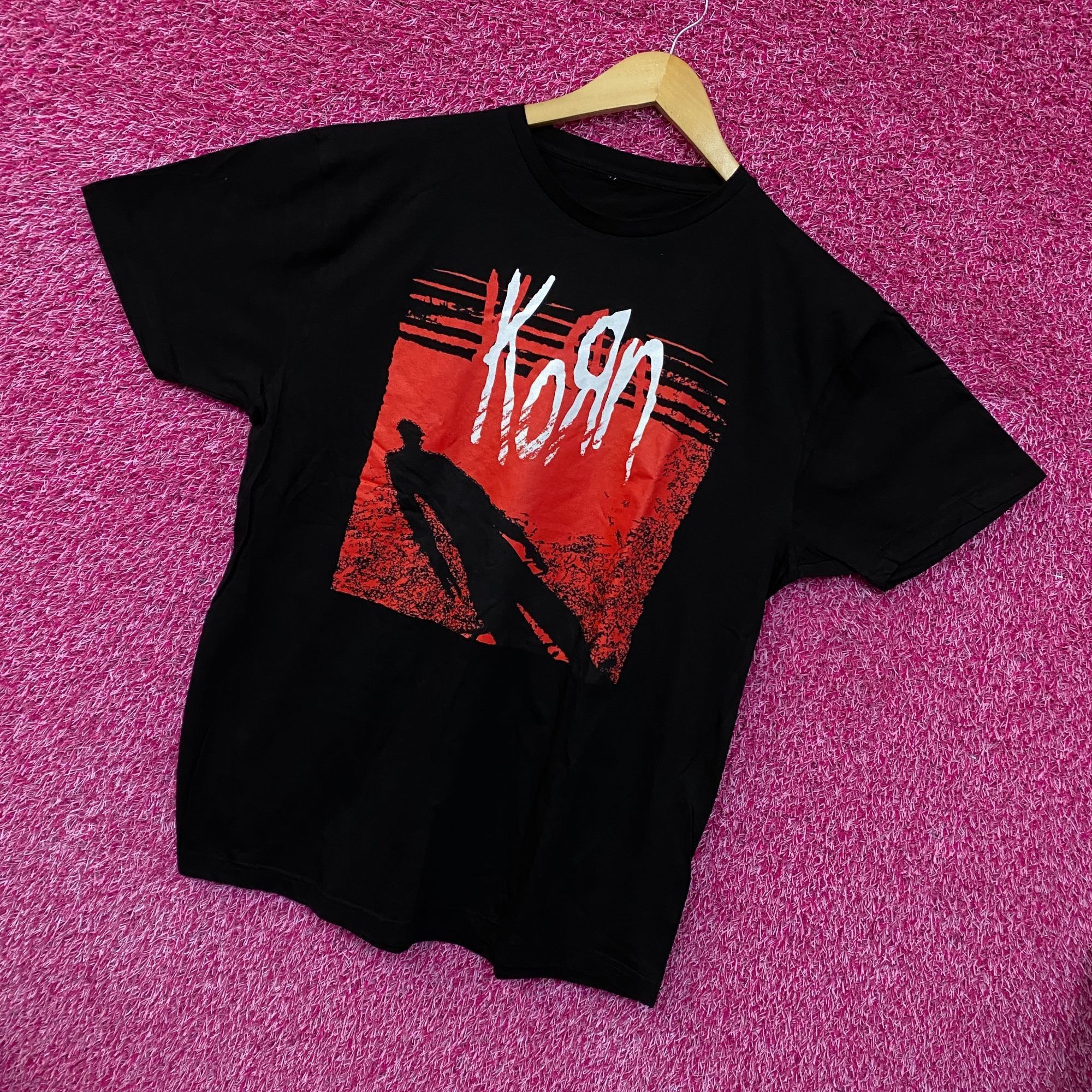 Band Tees × Vintage Korn Shadow Man Rock Tshirt size large Size US L / EU 52-54 / 3 - 3 Thumbnail