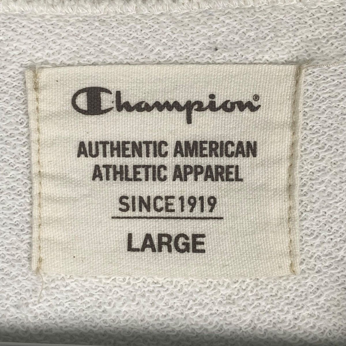 Champion × Vintage Vintage Champion Indiana Big Logo Crewneck Sweatshirt White Size US L / EU 52-54 / 3 - 13 Thumbnail