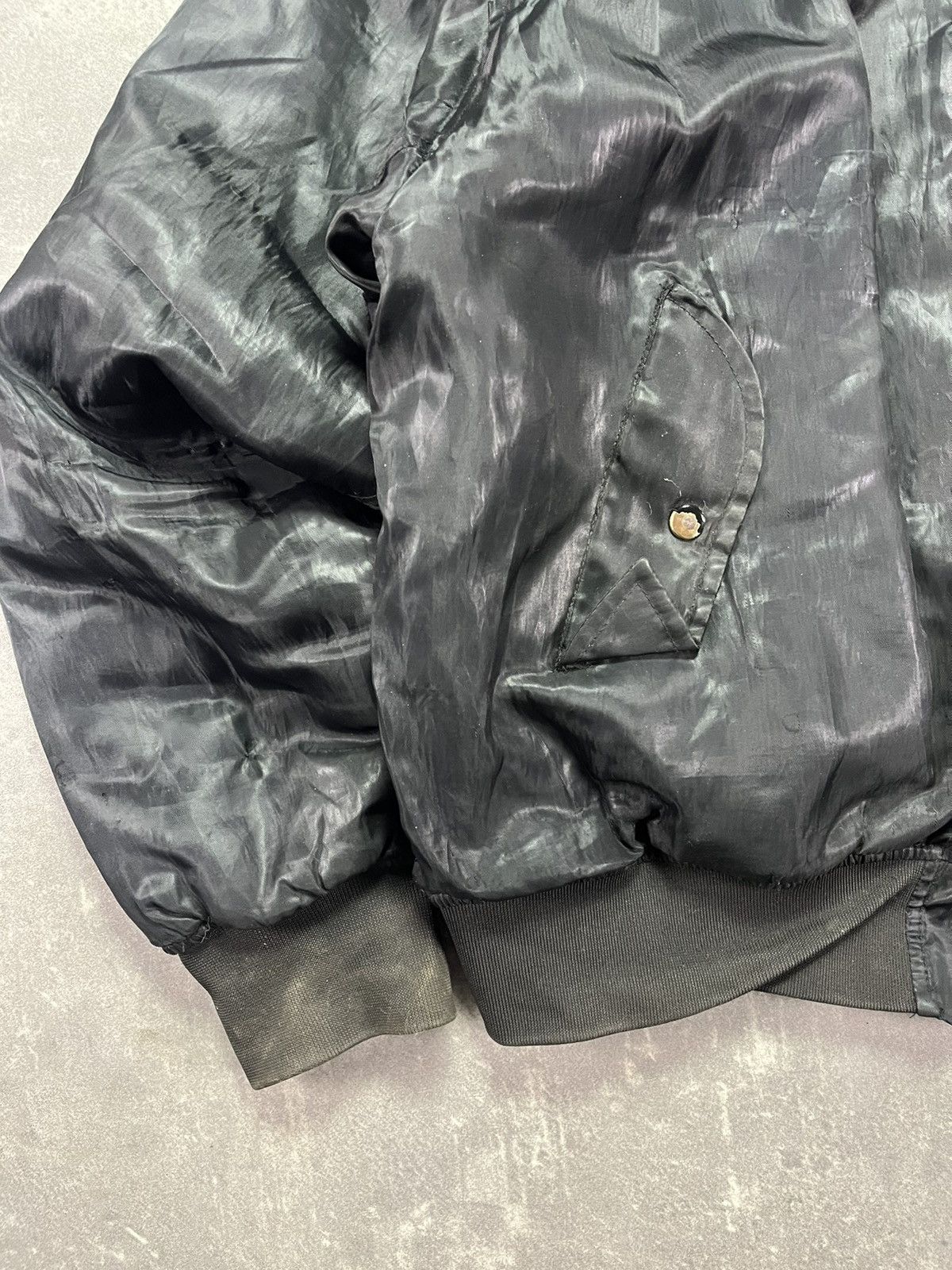 Japanese Brand 90s St. Army Industries Distressed Faded Bomber Jacket XXL Size US XXL / EU 58 / 5 - 5 Thumbnail