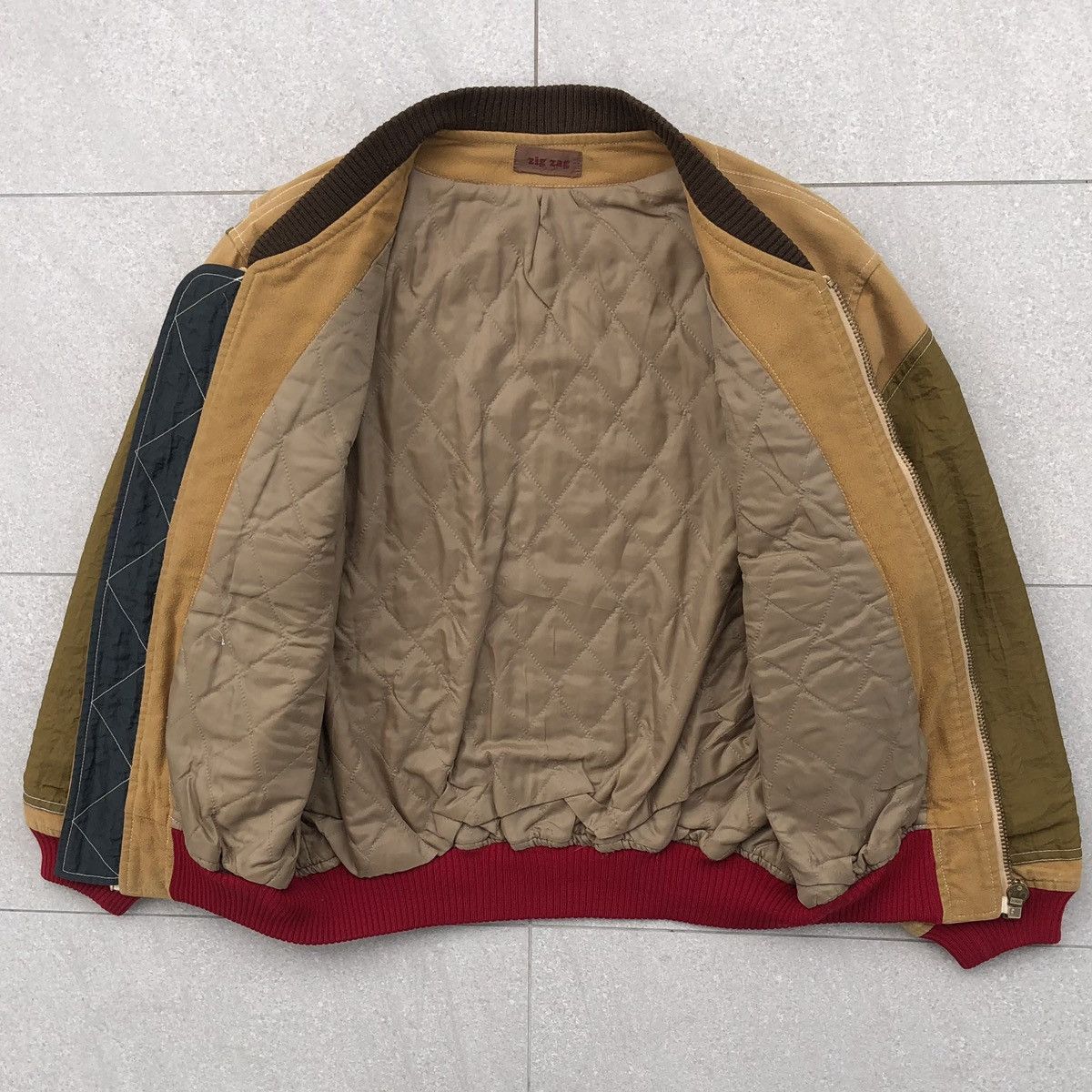 Japanese Brand Vintage Zig Zag Japan Casual Club Bomber Jacket Size US M / EU 48-50 / 2 - 4 Thumbnail