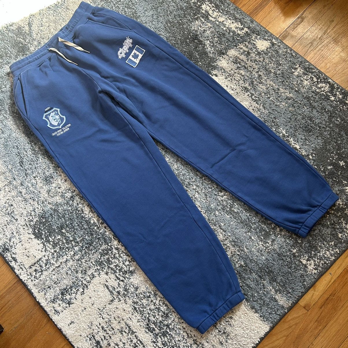 Crash Vancouver SPORT DiViSiON EMBROiDERED FRENCH TERRY SWEATPANTS JOGGERS Size US 31 - 2 Thumbnail