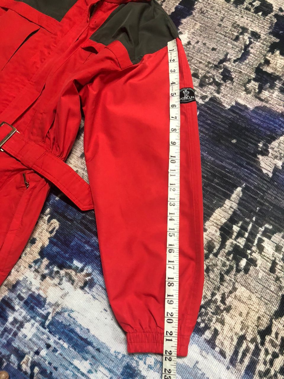 Vintage Moncler x Asics Polyester Overalls Waist Strength