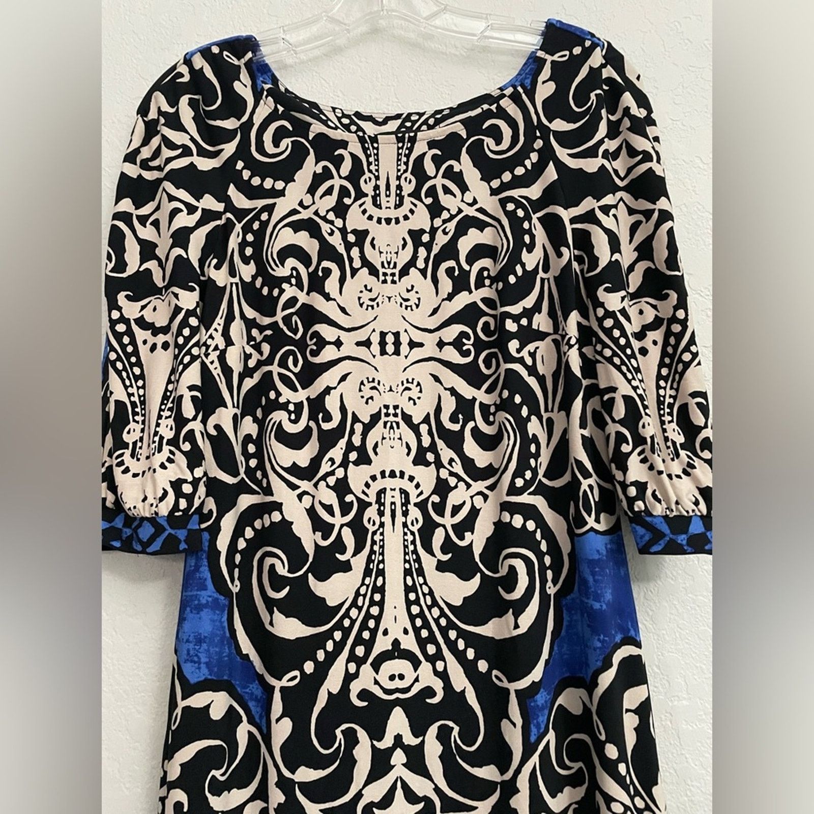 White House Black Market White House Black Market Black Paisley Print Dress Small Size S / US 4 / IT 40 - 8 Thumbnail