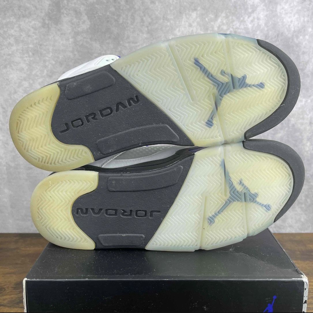 Jordan Brand Jordan 5 Dark Concord 2022 DD0587-141 White Purple Men’s OG Size US 10 / EU 43 - 8 Thumbnail