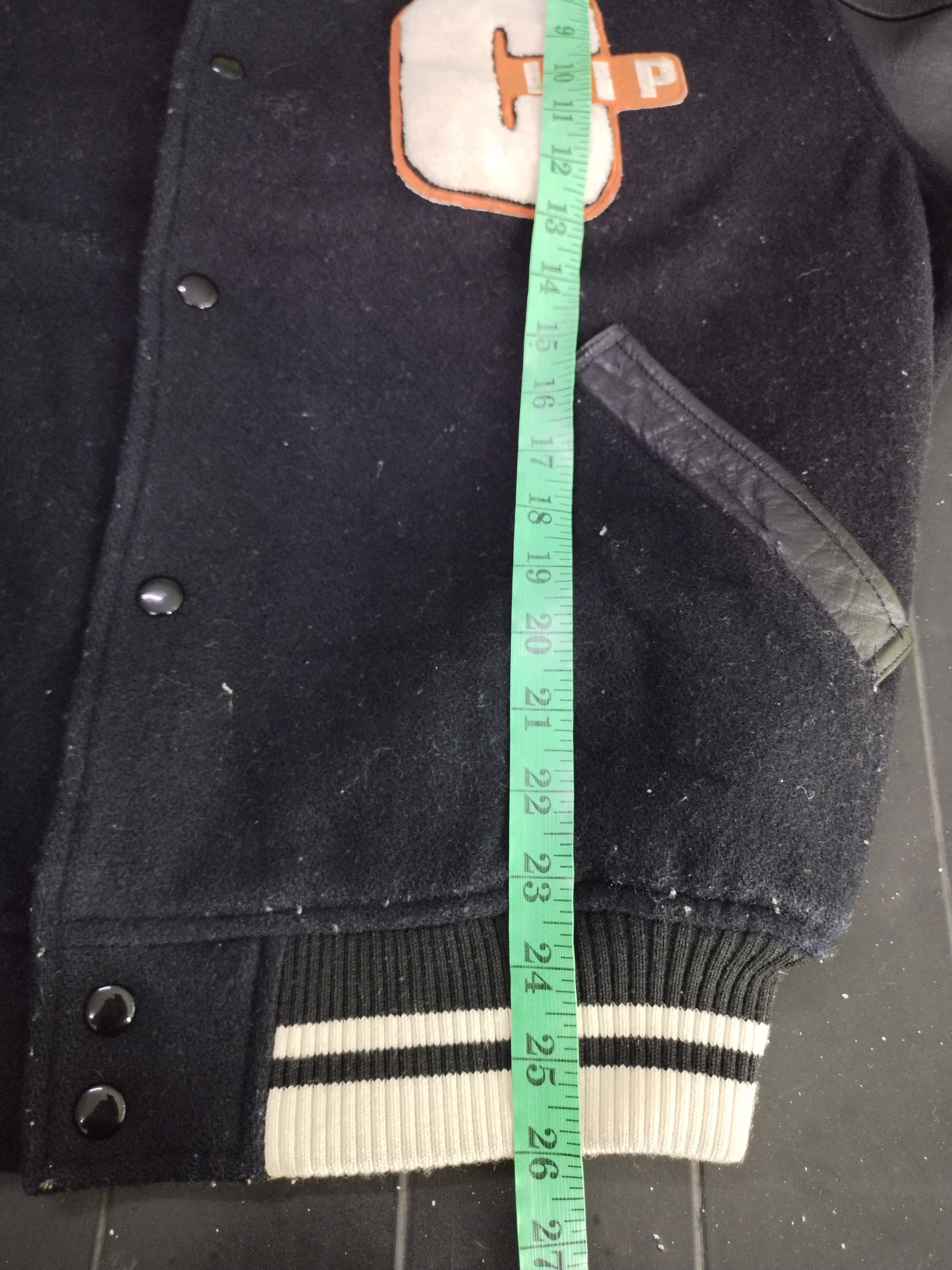 Vintage Vintage Pashu Clip Varsity Leather/Wool Jacket Size US M / EU 48-50 / 2 - 11 Thumbnail