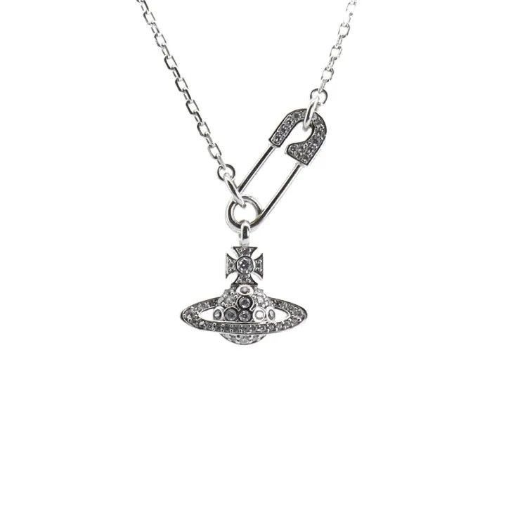 Vivienne Westwood Vivienne Westwood Lucrece Crystal Pendant Necklace Size ONE SIZE - 8 Thumbnail