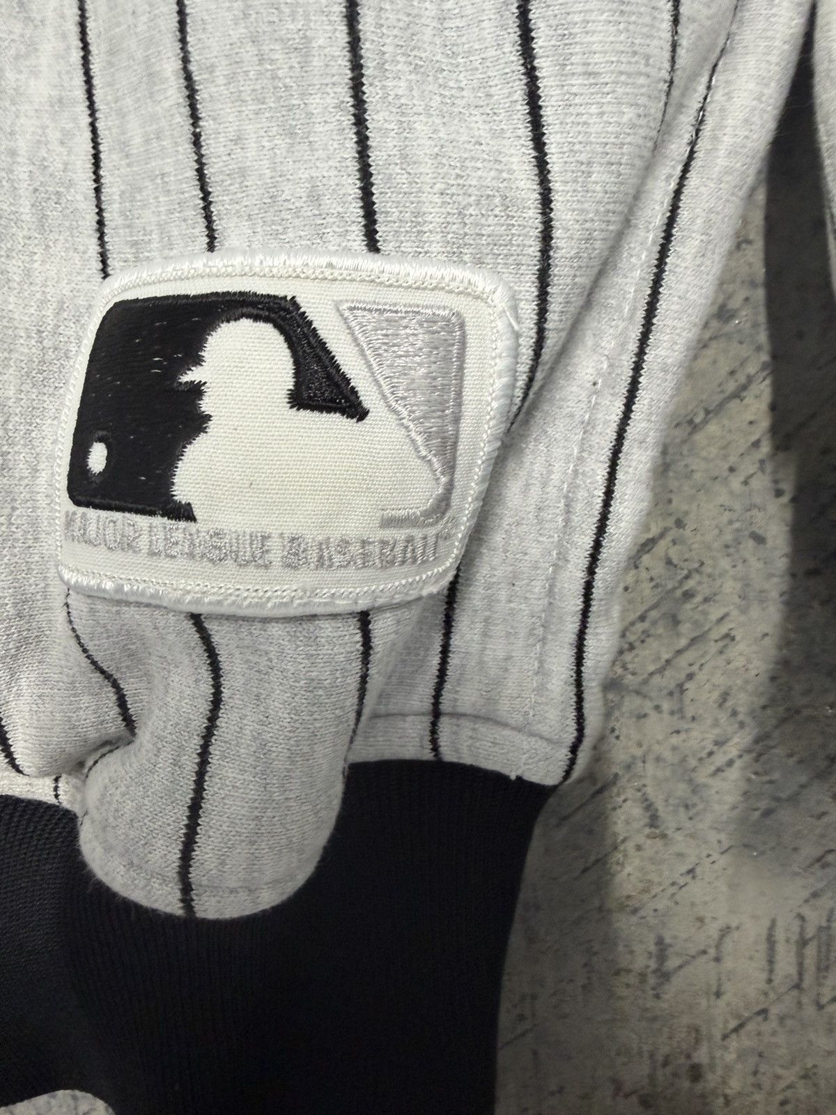 MLB Vintage Jordan Chicago White Sox Pinstripe Bomber Jacket SzM Size US M / EU 48-50 / 2 - 6 Thumbnail