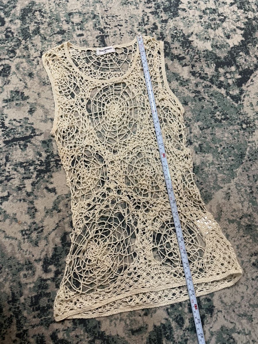 If Six Was Nine 1990 Trans Continents 0 Web Spider Knitted Sleeveless Size US S / EU 44-46 / 1 - 14 Thumbnail