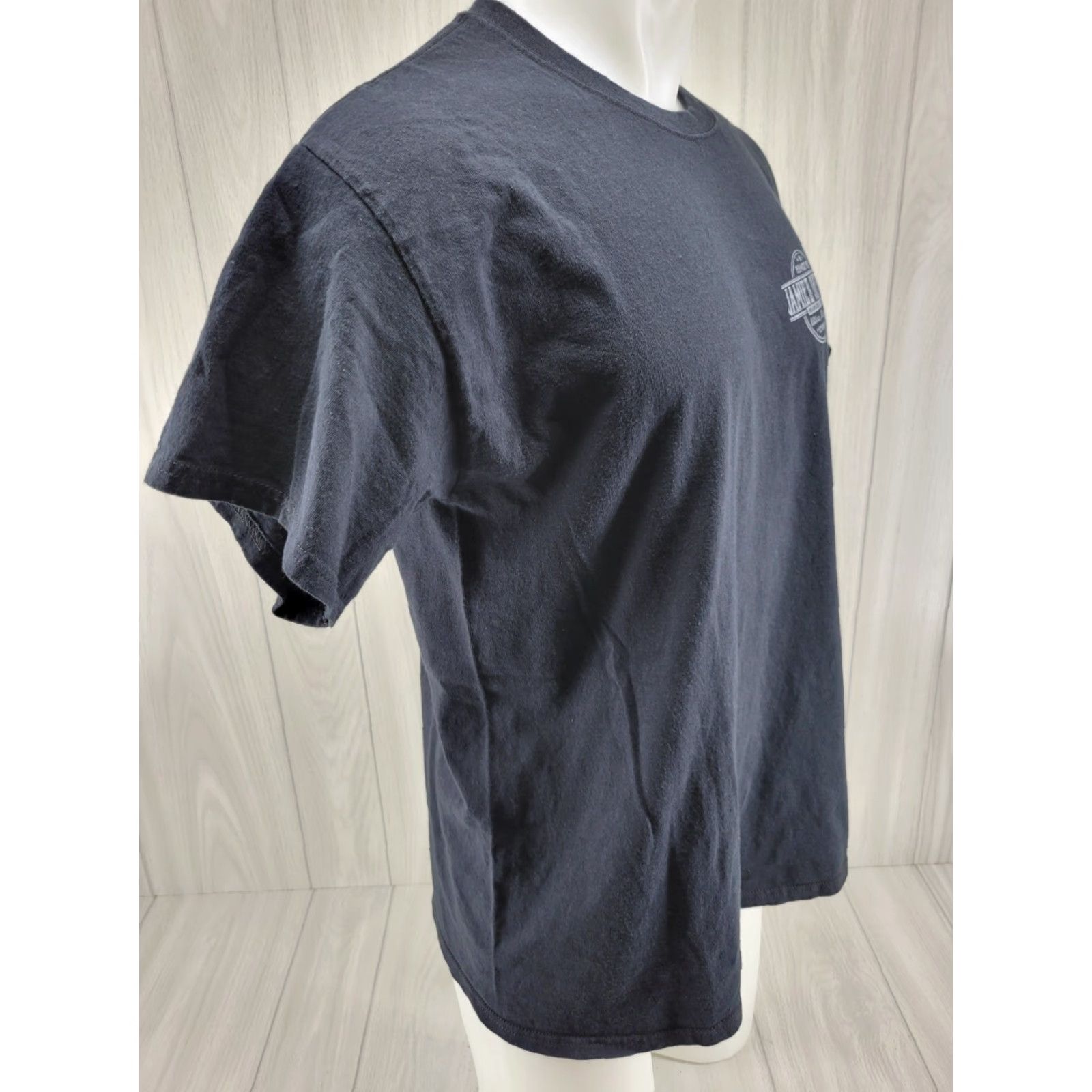 Gildan VINTAGE Jamie's Outpost Utica Illinois Black Shirt Men's Large Size US L / EU 52-54 / 3 - 5 Thumbnail