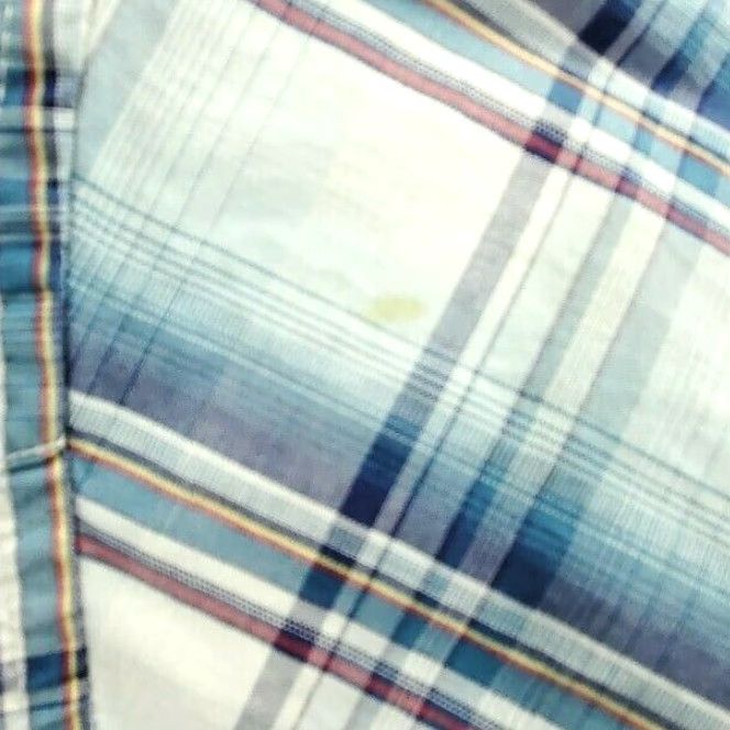 Wrangler VINTAGE WRANGLER WACH30034 Mens Size L Blue Plaid Pearl Snap Western Long Sleeve Shirt Size US L / EU 52-54 / 3 - 6 Thumbnail