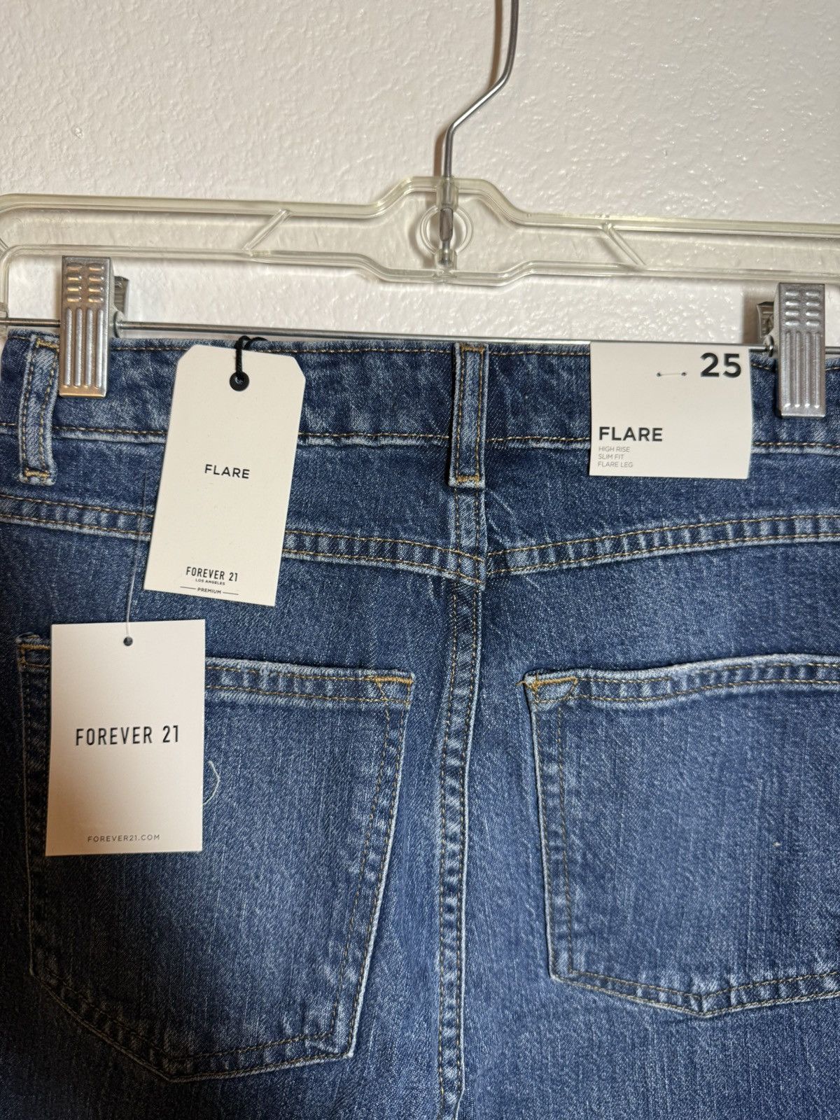 Forever 21 Forever 21 Flare Denim Pants Size 25" / US 0 / IT 36 - 4 Thumbnail