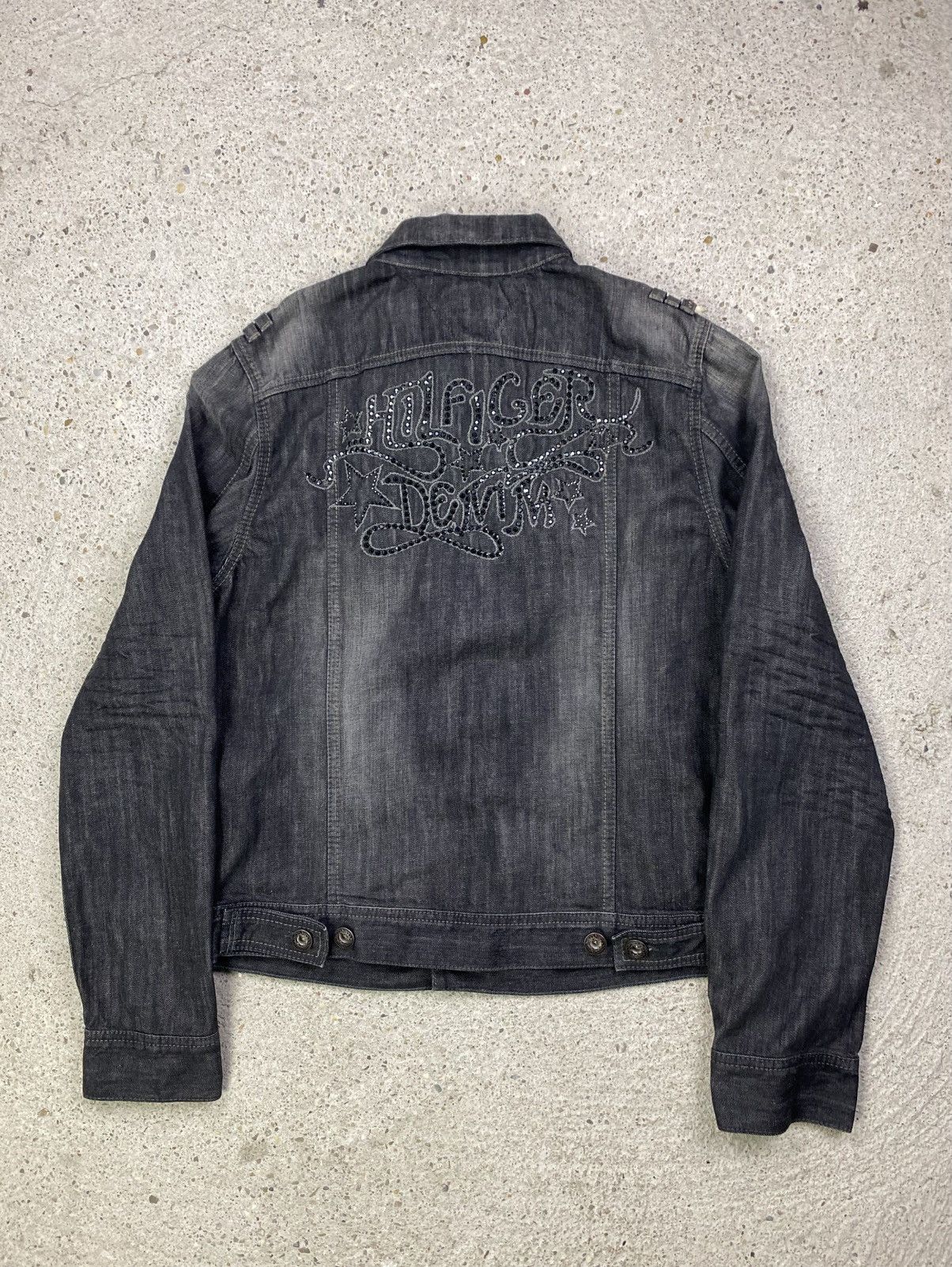 Tommy Hilfiger Tommy hilfiger coal wash denim jeans jacket vintage y2k Size US L / EU 52-54 / 3 - 3 Thumbnail