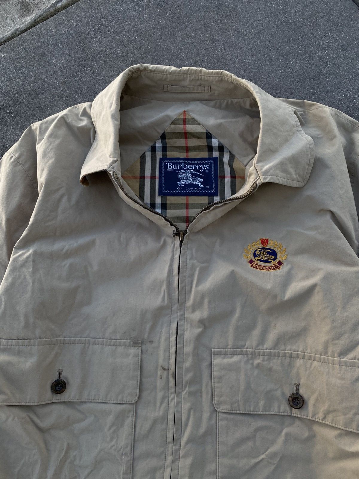 Burberry Vintage Burberrys Crest Logo Jacket Size US L / EU 52-54 / 3 - 5 Thumbnail