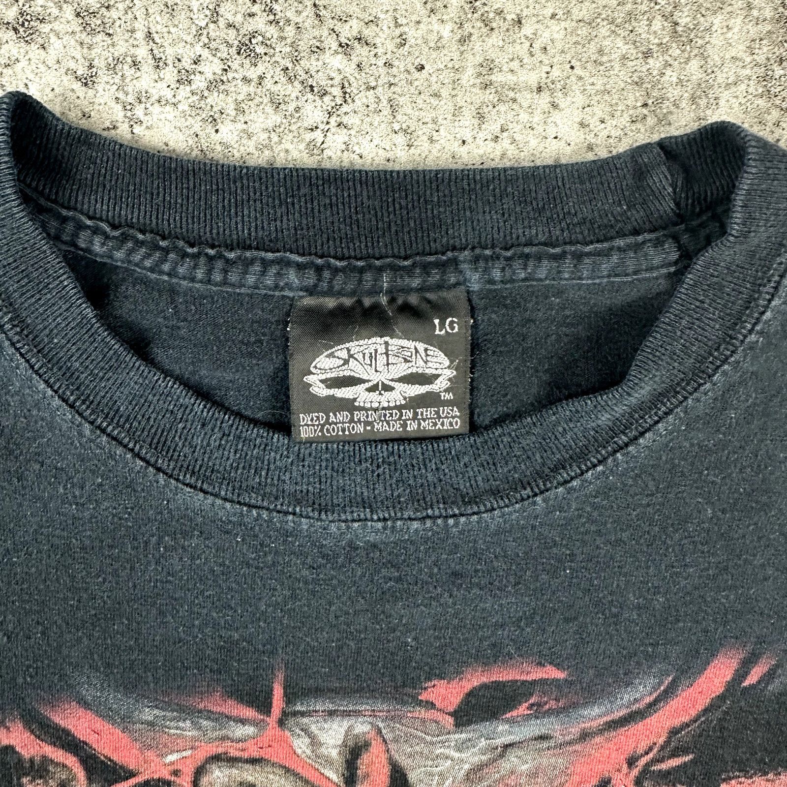 Vintage Vintage Skulbone Y2K Shirt Skull Print Size Large Size US L / EU 52-54 / 3 - 3 Thumbnail