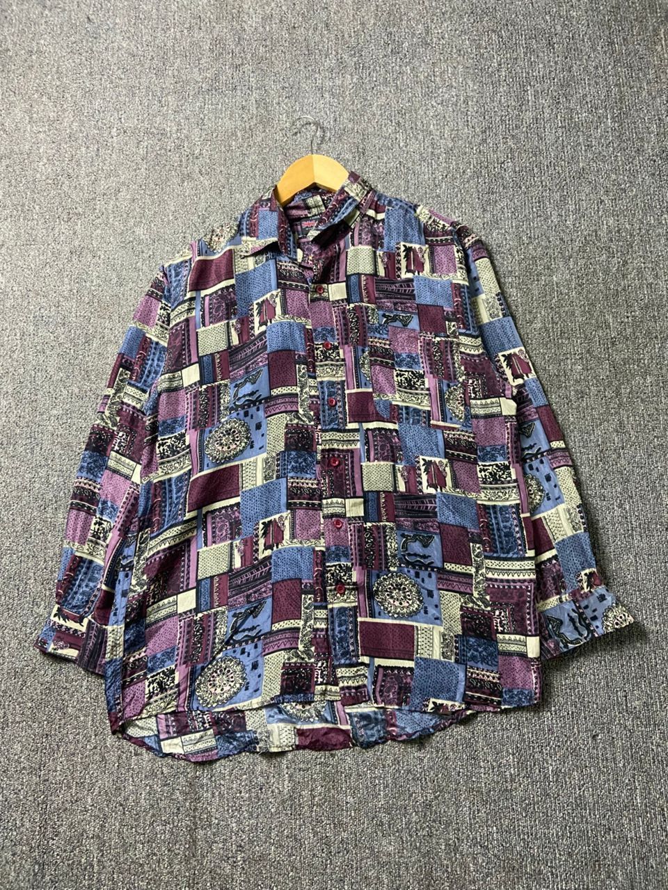 Japanese Brand Fiona Macphail Vintage Pattern Button Up Shirts (185) Size US M / EU 48-50 / 2 - 1 Thumbnail