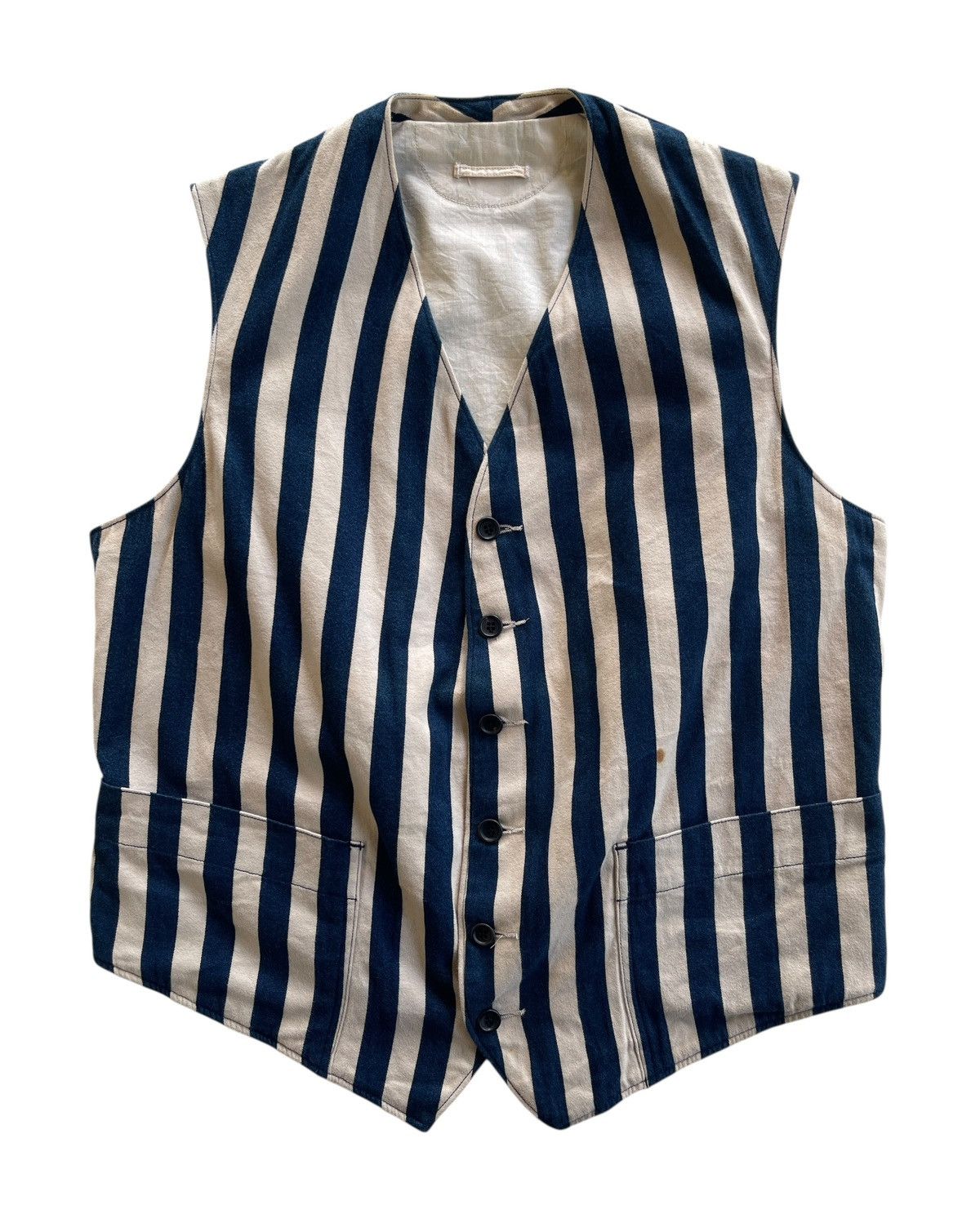 45rpm 45rpm Stripe Indigo Vest Kapital Japan Size US M / EU 48-50 / 2 - 3 Thumbnail