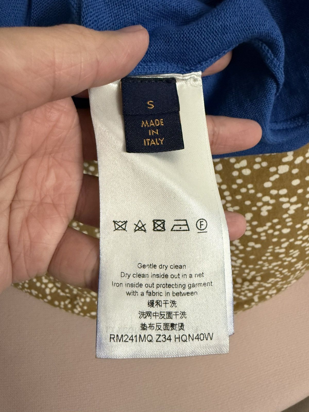 Louis Vuitton Louis Vuitton blue monogram sleeve t shirt S Size US S / EU 44-46 / 1 - 6 Thumbnail