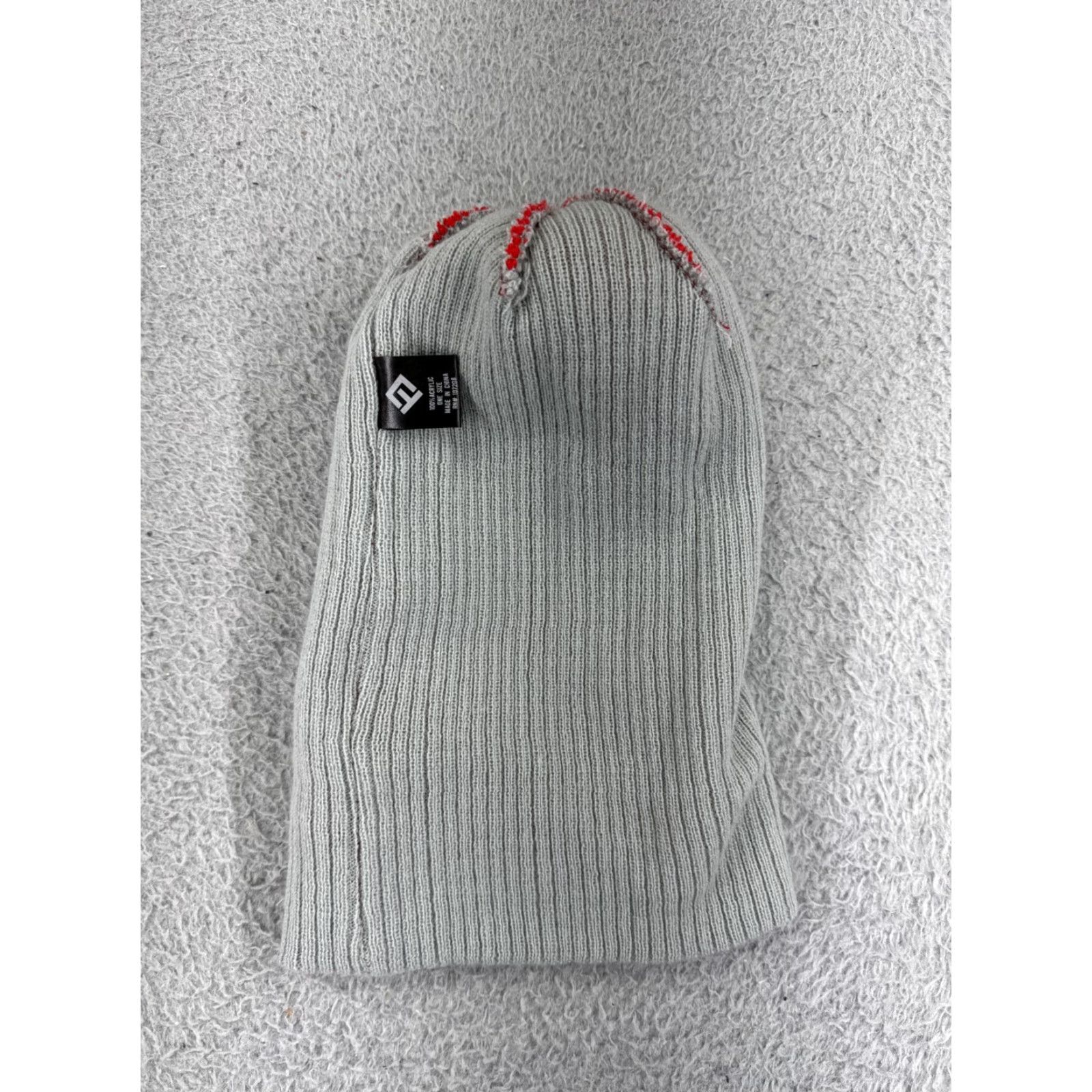 NASA NASA Beanie Adult One Size Red Gray Blue Pom Knit 100% Acrylic STEM Space Hat Men Beanie, Thermal Outdoor Seasonal Wear Size ONE SIZE - 3 Thumbnail