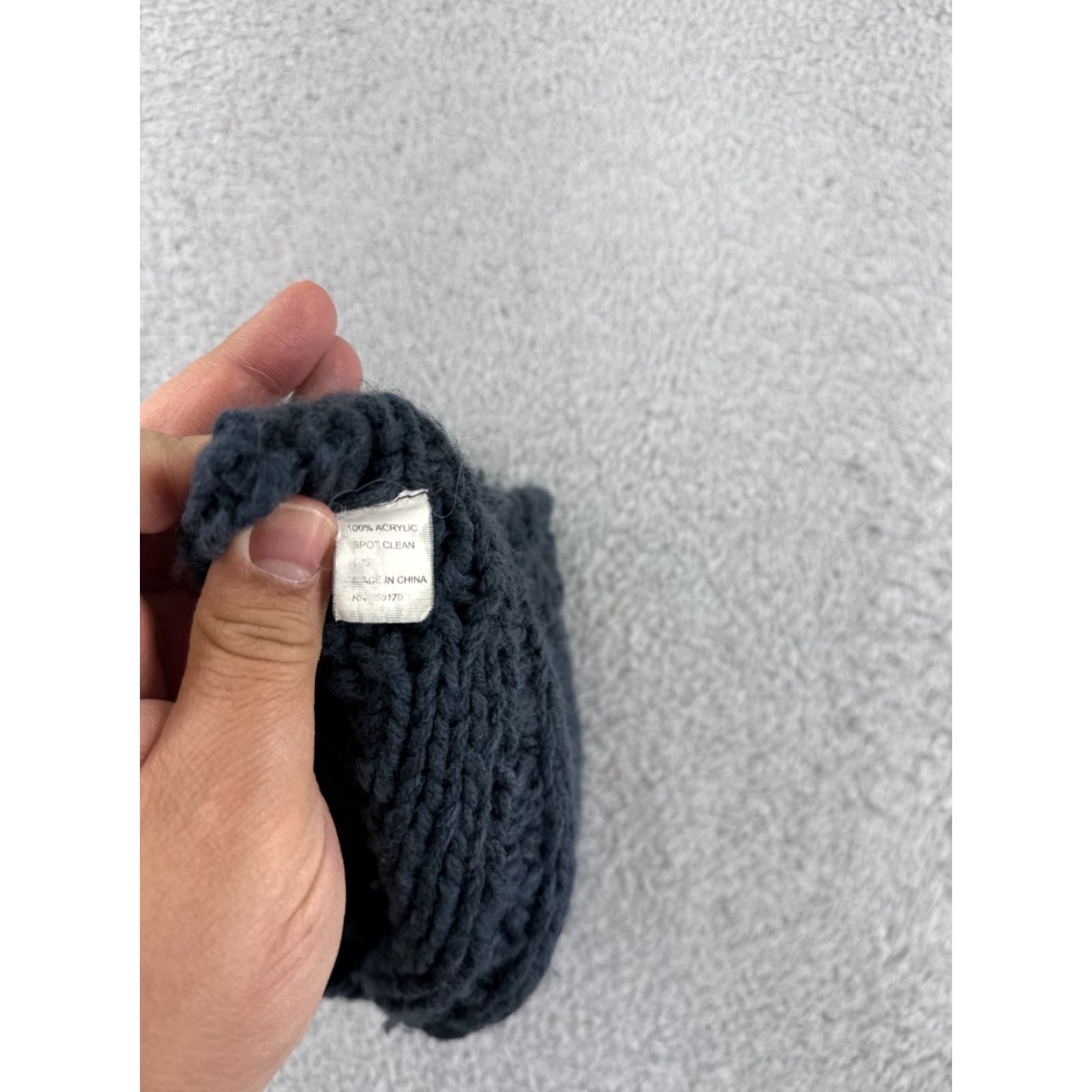 Urban Outfitters VINTAGE Beanie Toque Urban Outfitters Women One Size Blue Knit 100% Acrylic Embroidered Logo Snow Theme Winter Adult Womens Size ONE SIZE - 5 Thumbnail