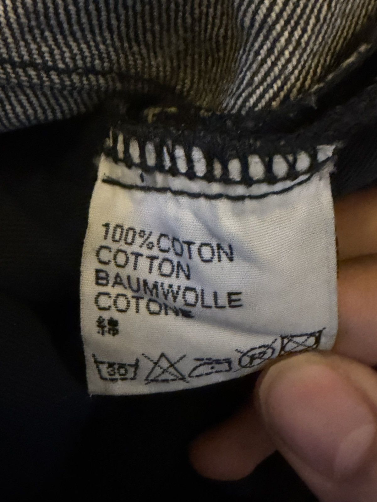 Dior Dior Homme AW05 “Luster” Waxed Denim By Hedi Slimane Size US 29 - 6 Thumbnail