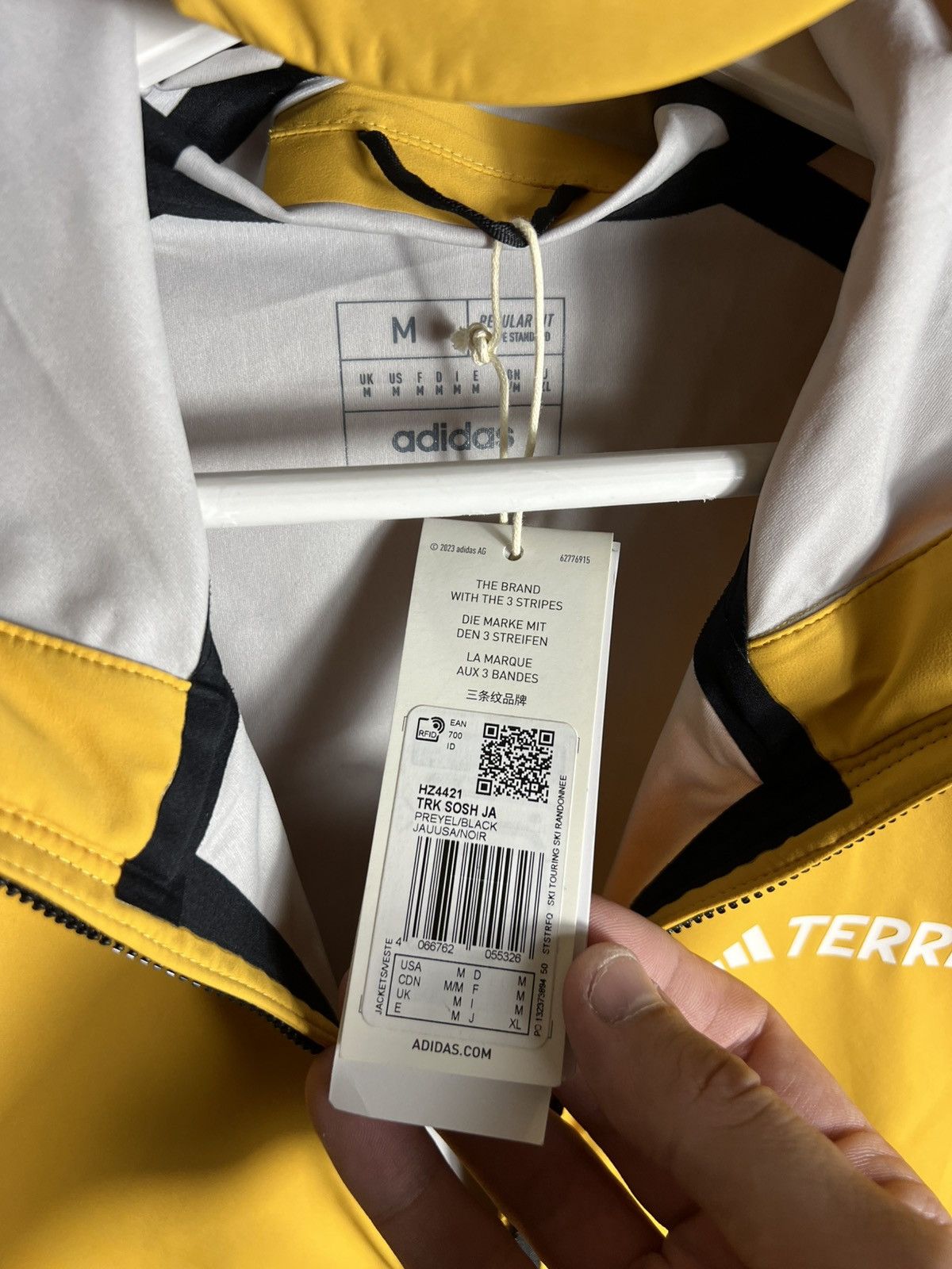 Adidas ADIDAS TERREX TRACK SOFTSHELL JACKET MEN Gore-Tex Gorpcore Size US M / EU 48-50 / 2 - 10 Thumbnail