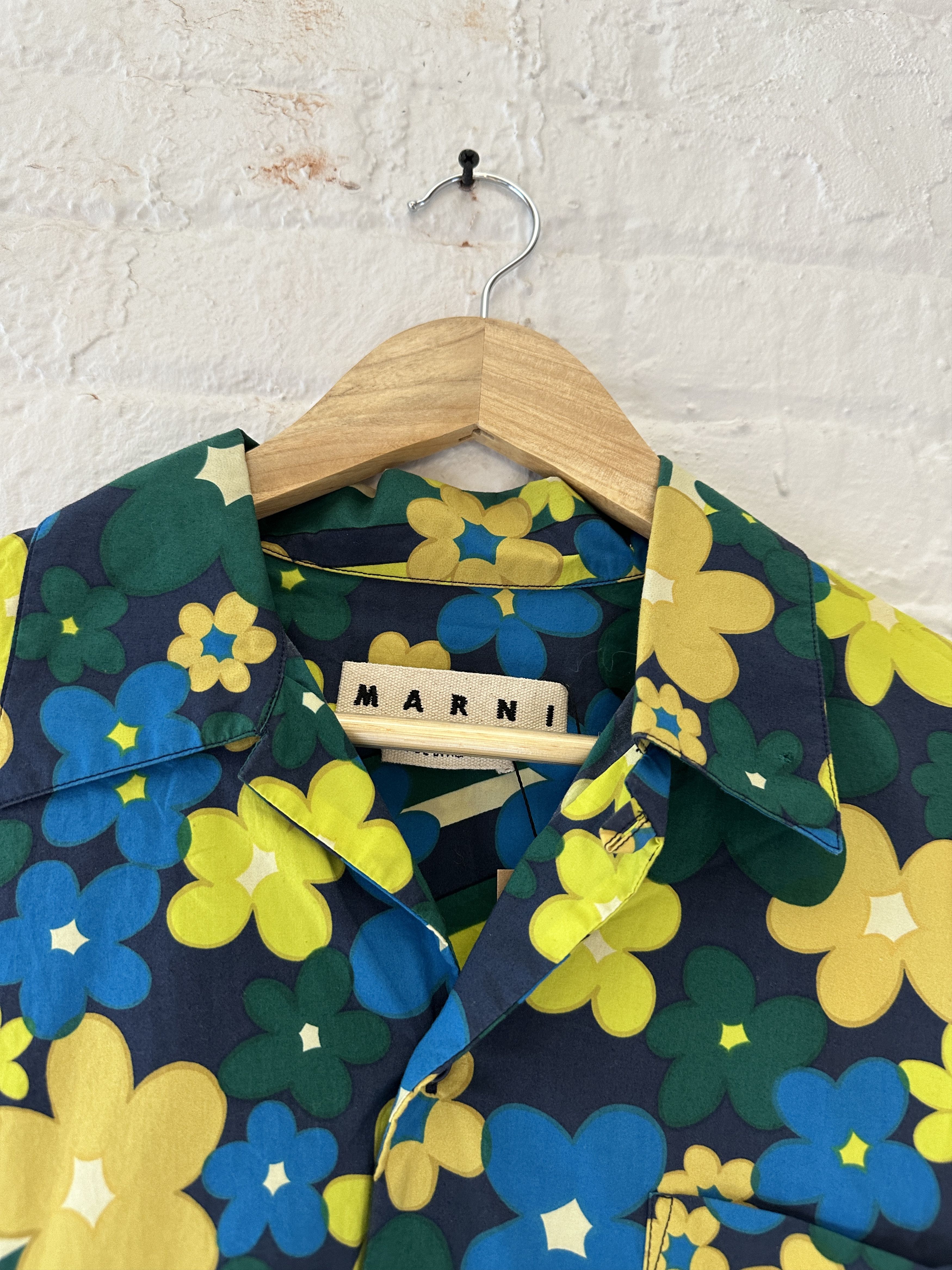 Marni Marni Floral Camp Collar Shirt Size US L / EU 52-54 / 3 - 2 Thumbnail