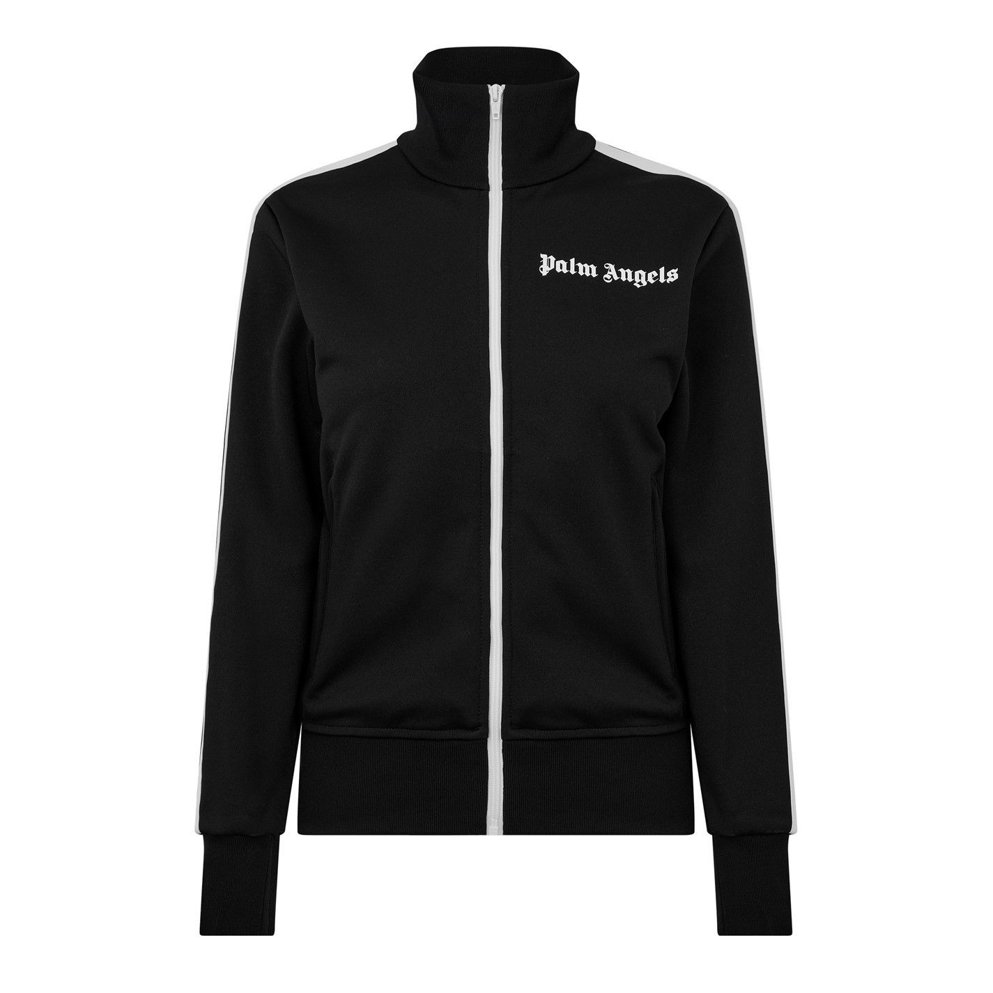 Palm Angels o1g2r1mq0325 Classic Track Jacket in Black & White Size M / US 6-8 / IT 42-44 - 1 Thumbnail