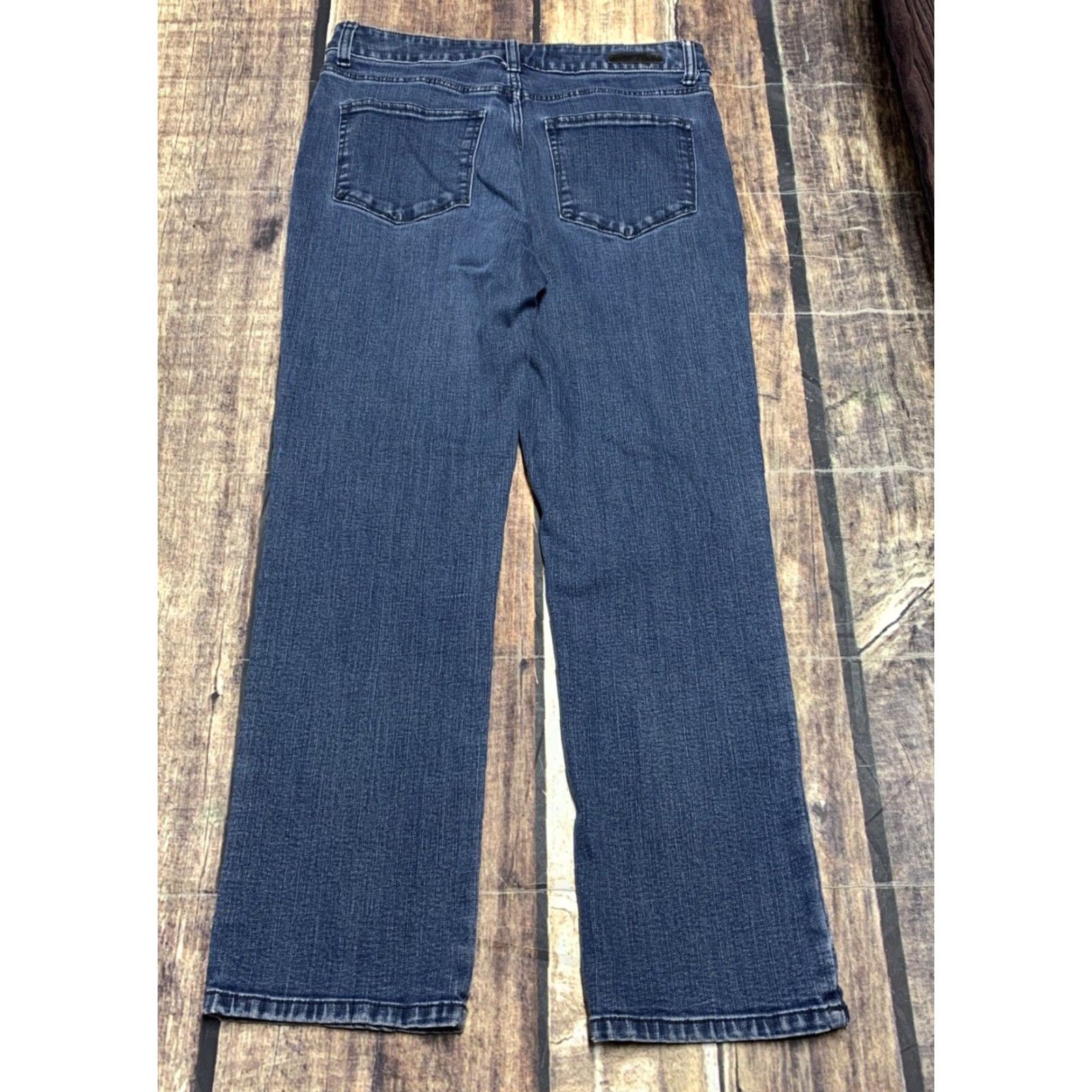 Lee Lee Classic Fit Jeans Women 32 x 26 Mid Rise Denim Blue Straight 5-Pocket Belt Loops Vintage No READ Size 24" / US 00 / IT 34 - 7 Thumbnail