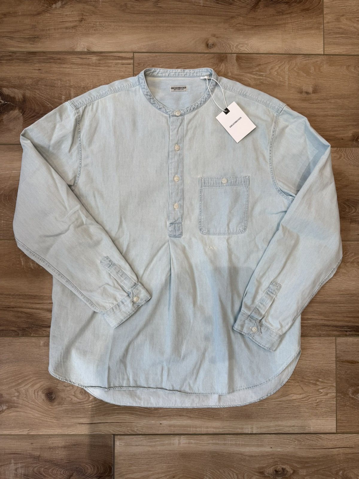 Knickerbocker Mfg Co Knickerbocker Cotton Denim Farmer Shirt Size US XL / EU 56 / 4 - 1 Thumbnail