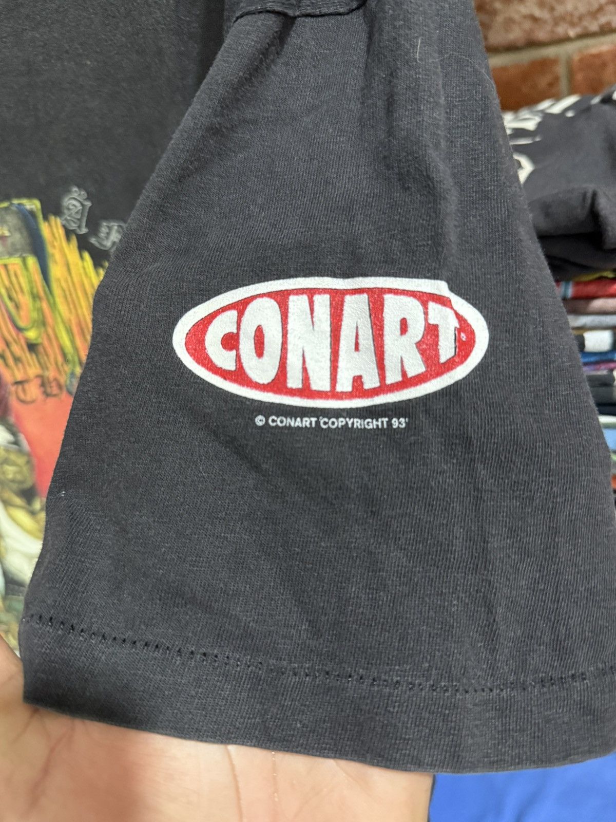 Rap Tees Rare Vintage 90s Conart Thellus Faded Tee Size US XL / EU 56 / 4 - 8 Thumbnail