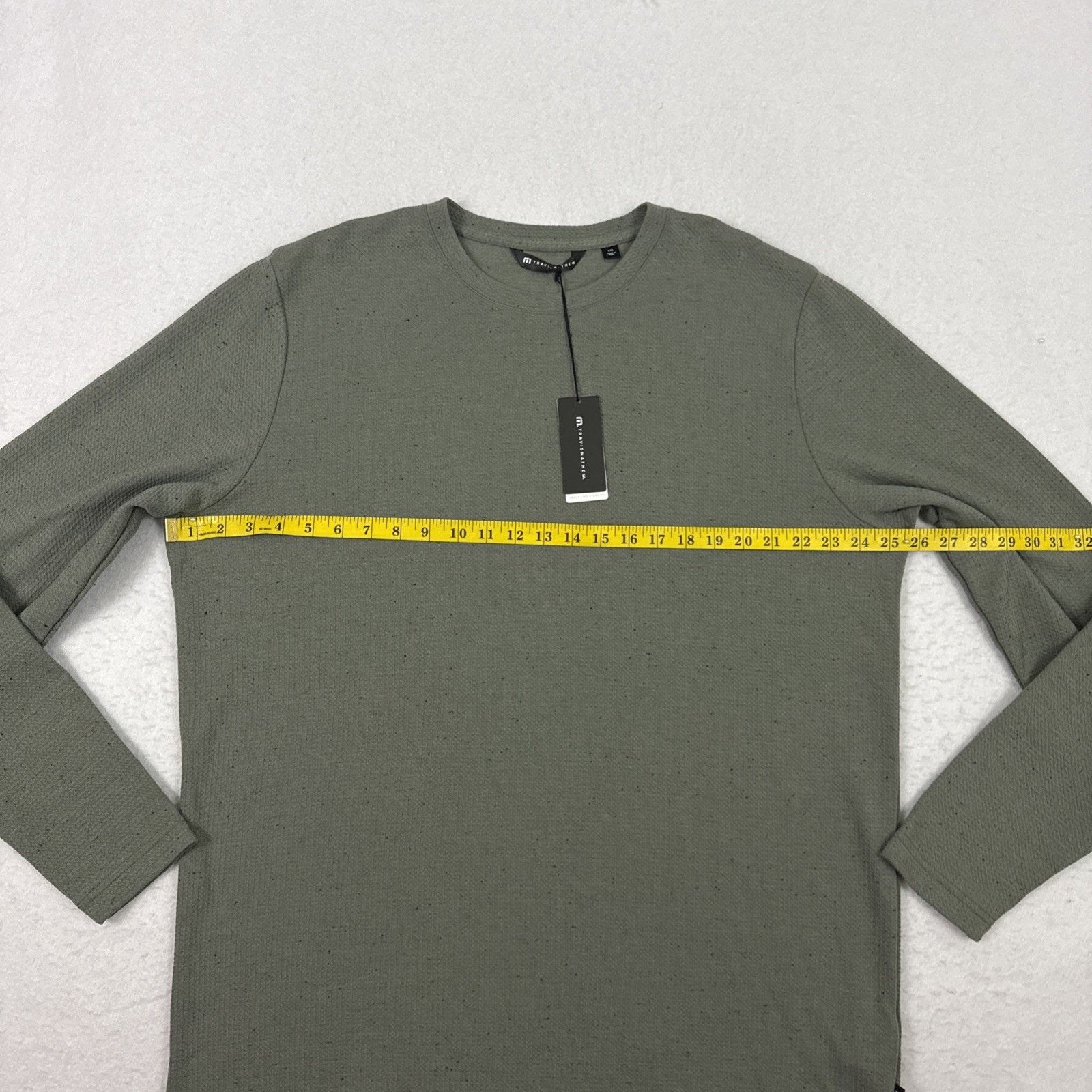 TravisMathew Travis Mathew Mens XXL Cloud Waffle Green Golf Sweatshirt Size US XXL / EU 58 / 5 - 5 Thumbnail
