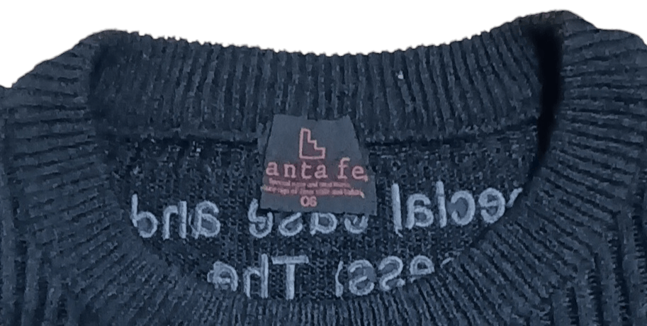 Japanese Brand SANTA FE BIG SPELL OUT EMBROIDERED SWEATSHIRT Size US XL / EU 56 / 4 - 2 Thumbnail