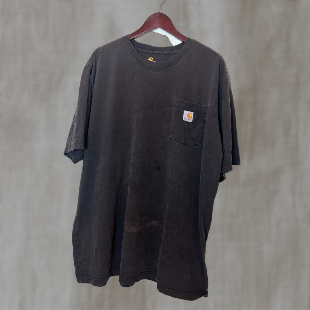 Carhartt Carhartt T-Shirt Mens XXL Tall Black Short Sleeve Original Fit Stained Size US XXL / EU 58 / 5 - 1 Thumbnail